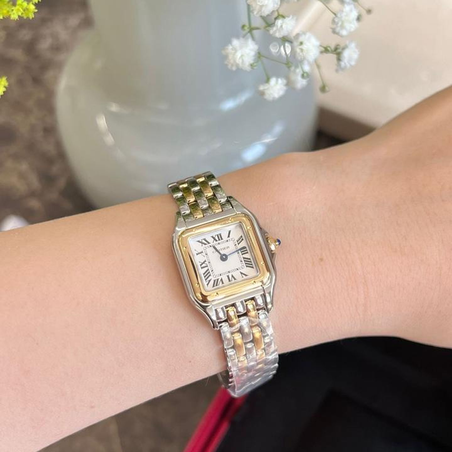 Cartier Panthère w2pn0018 (2026) - White dial 30 mm Gold/Steel case (5/5)