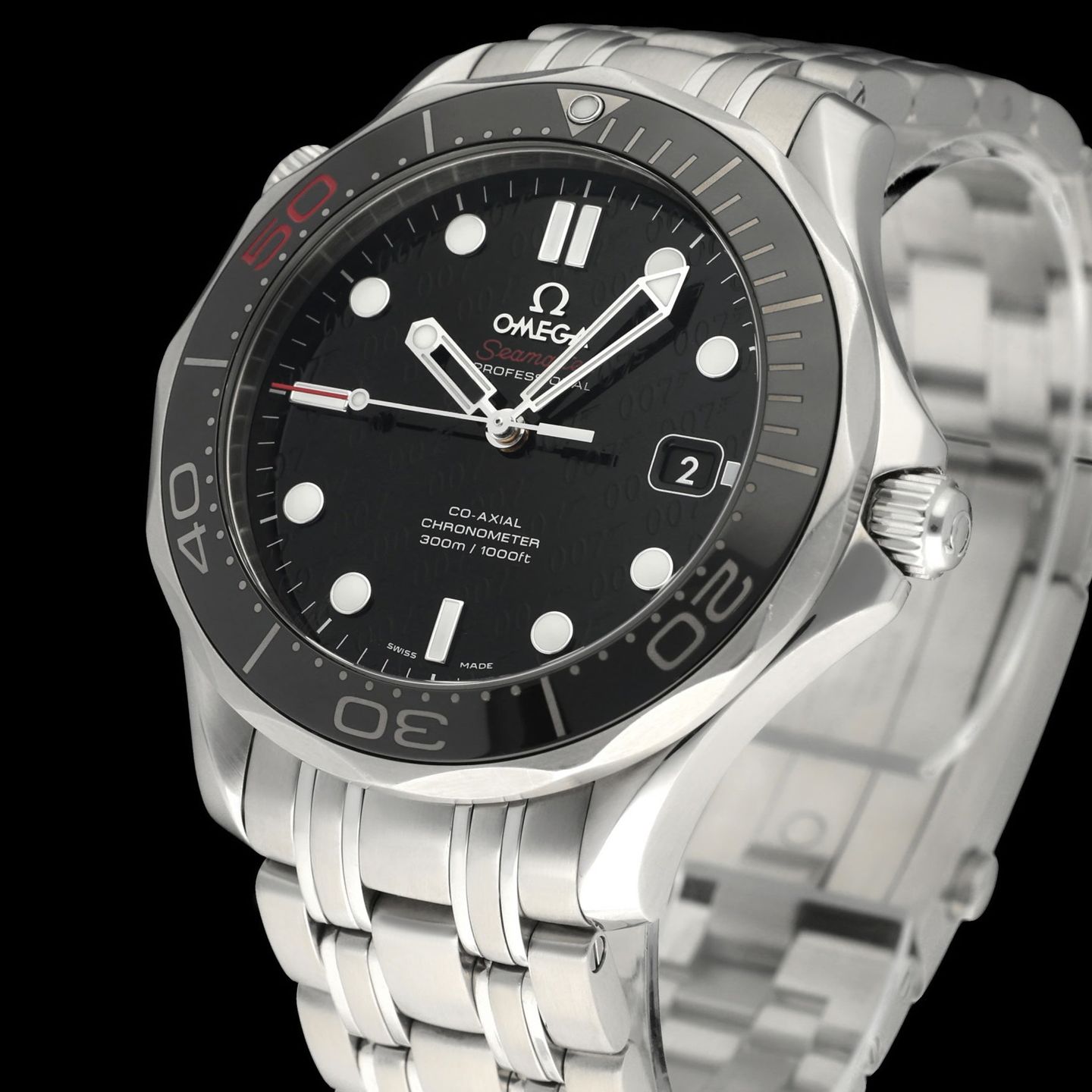 Omega Seamaster Diver 300 M 212.30.41.20.01.005 (2012) - Black dial 41 mm Steel case (7/8)