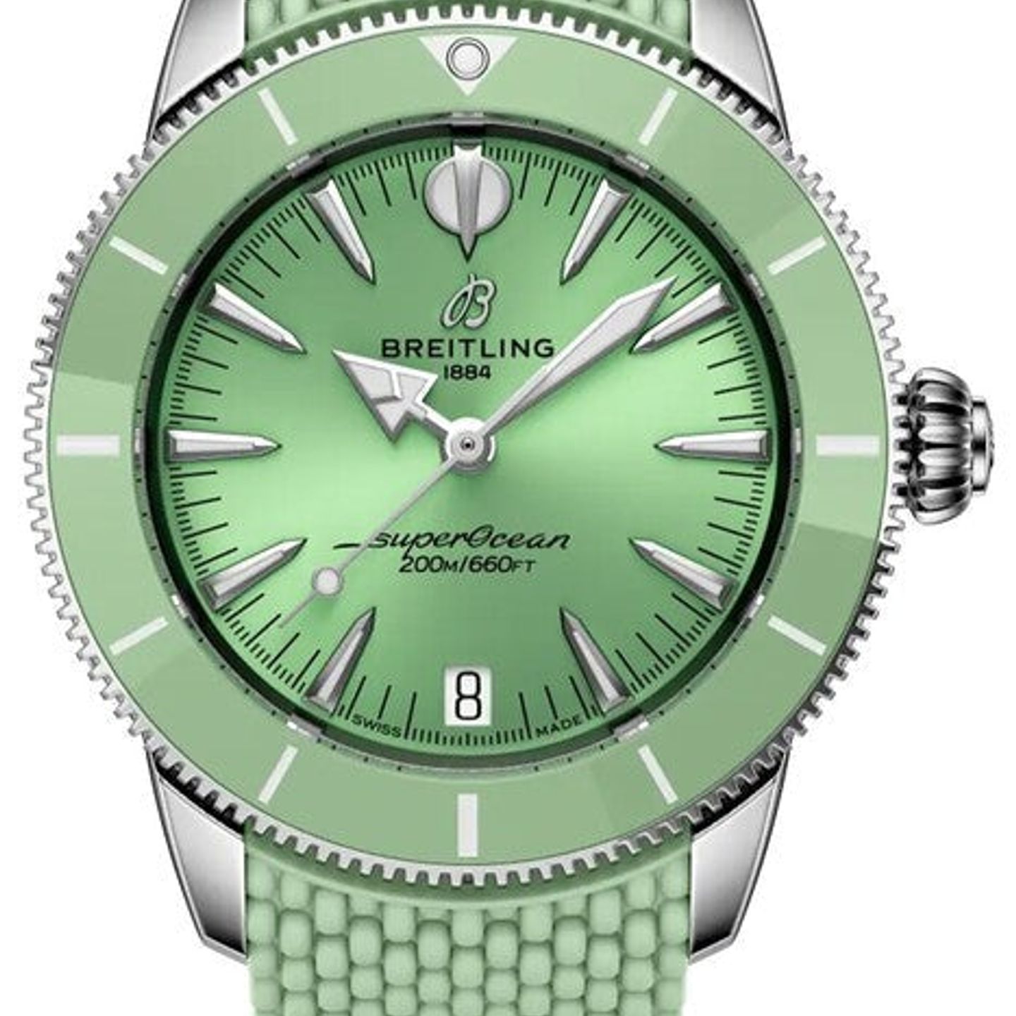 Breitling Superocean Heritage A10390361L1S1 (2026) - Groen wijzerplaat 36mm Staal (1/1)
