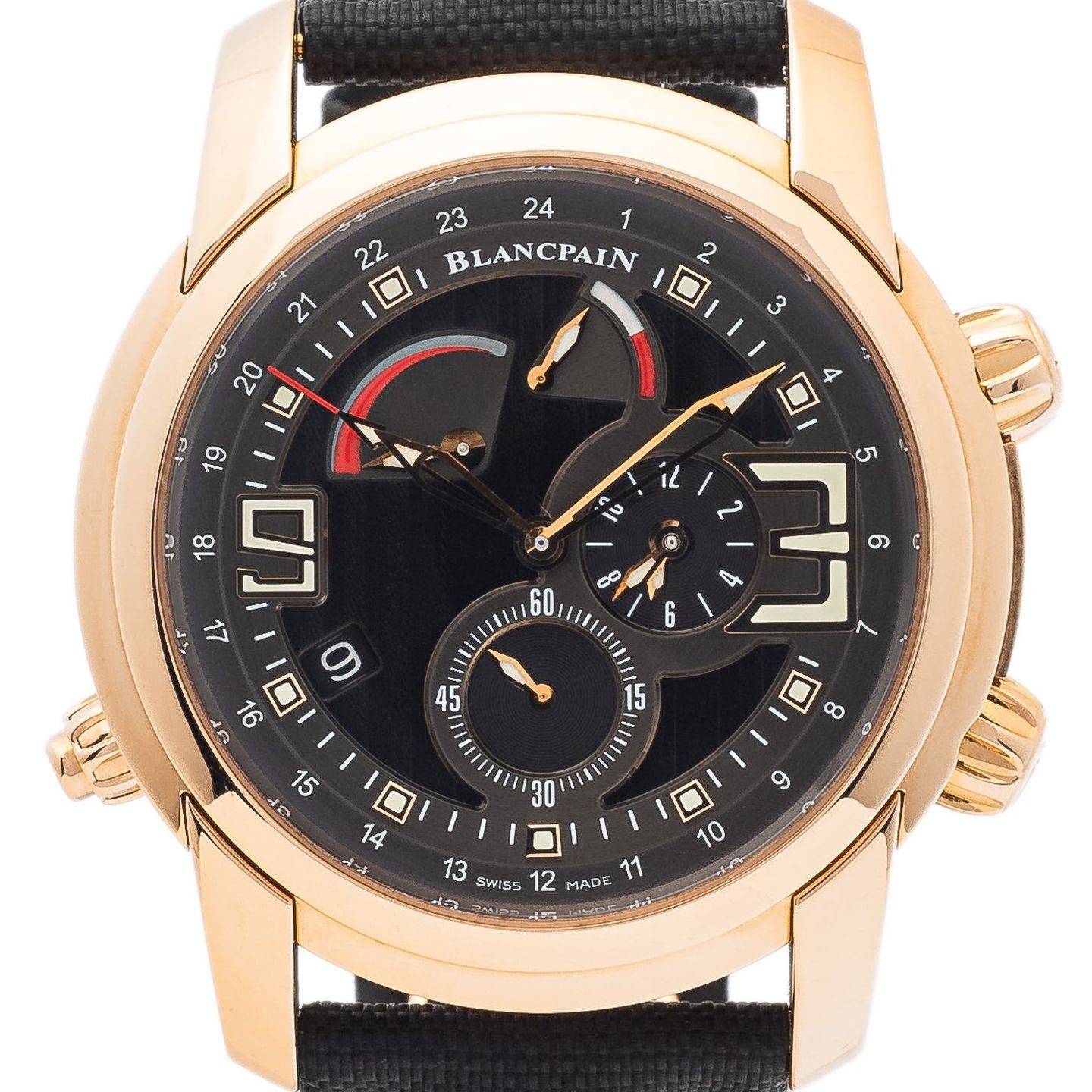 Blancpain L-Evolution 8841-3630-53B (Onbekend (willekeurig serienummer)) - Zwart wijzerplaat Onbekend Roségoud (1/7)