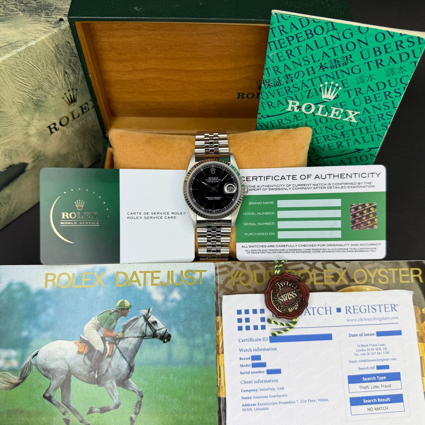 Rolex Datejust 36 16234 (1991) - 36 mm Steel case (3/8)