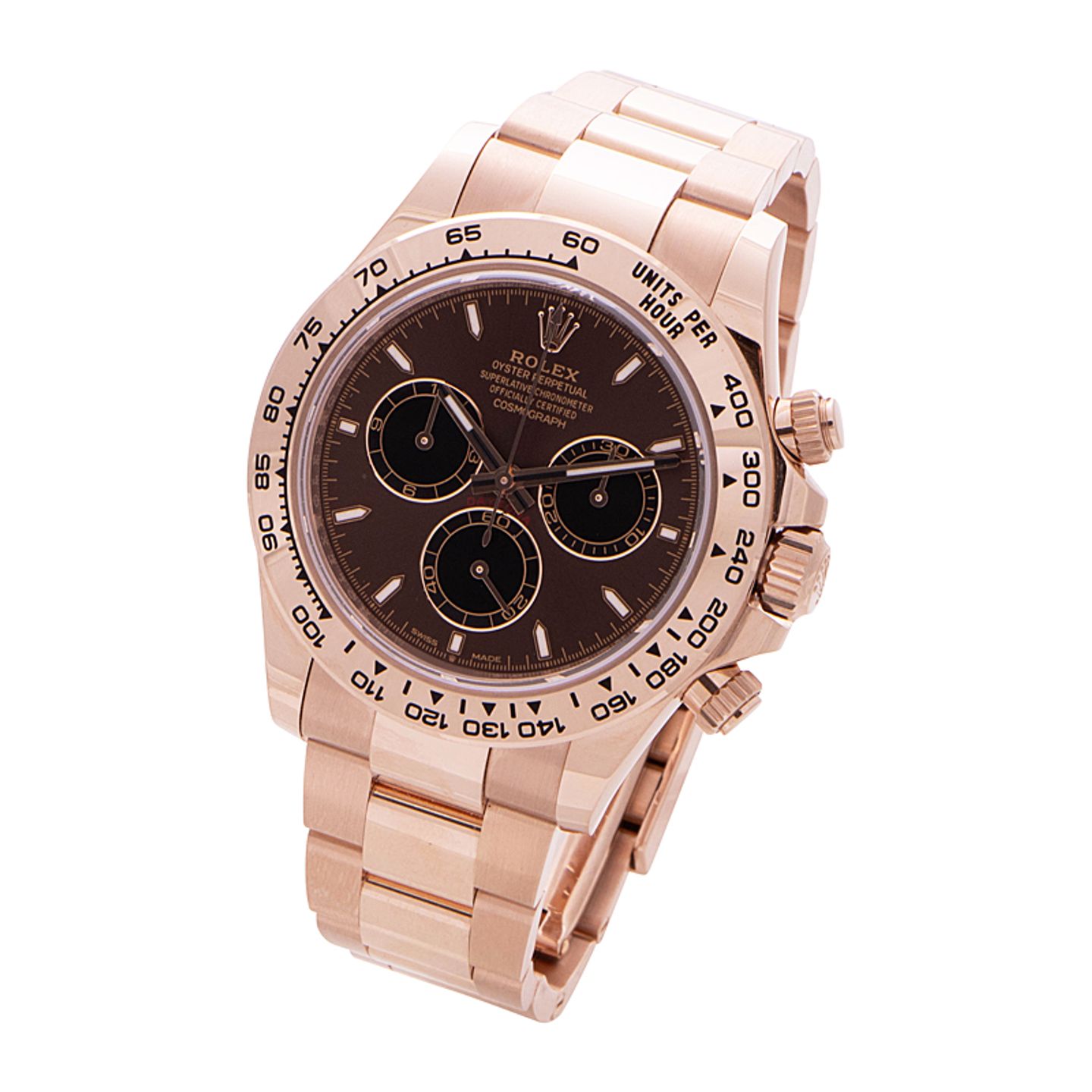 Rolex Daytona 126505 (2026) - Brown dial 40 mm Rose Gold case (2/4)