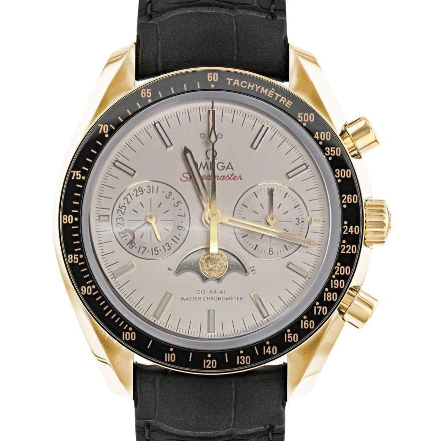 Omega Speedmaster Professional Moonwatch Moonphase 304.63.44.52.02.001 (2024) - Silver dial 44 mm Yellow Gold case (1/1)