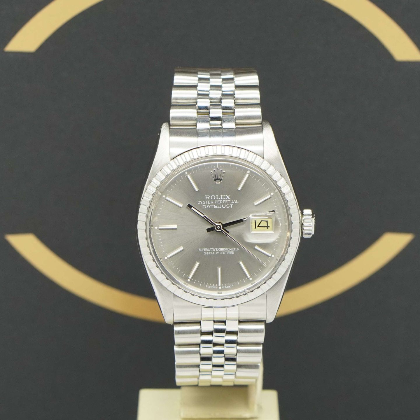 Rolex Datejust 36 16030 (1980) - Grey dial 36 mm Steel case (1/7)