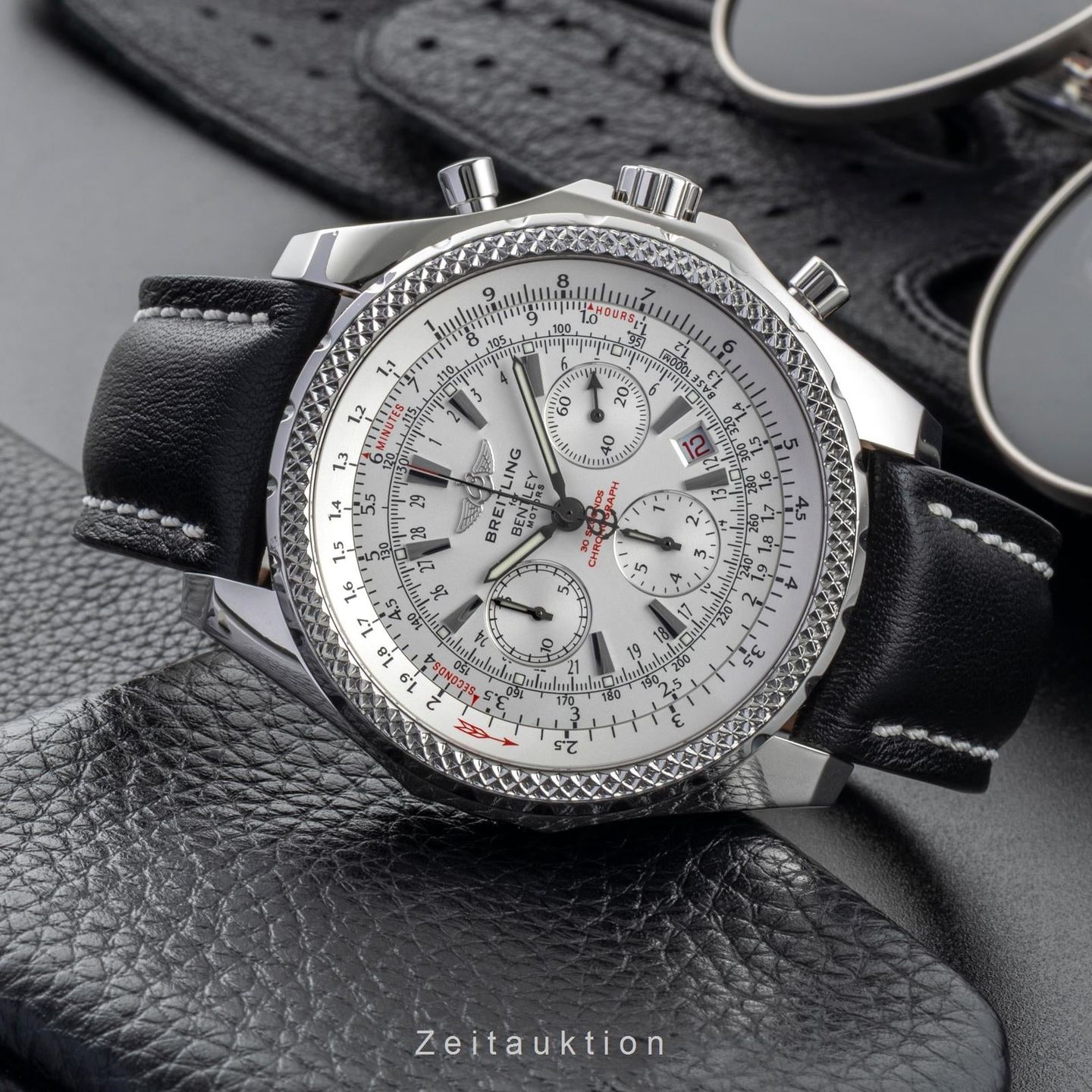Breitling Bentley Motors A25362 (2003) - Zilver wijzerplaat 49mm Staal (2/8)
