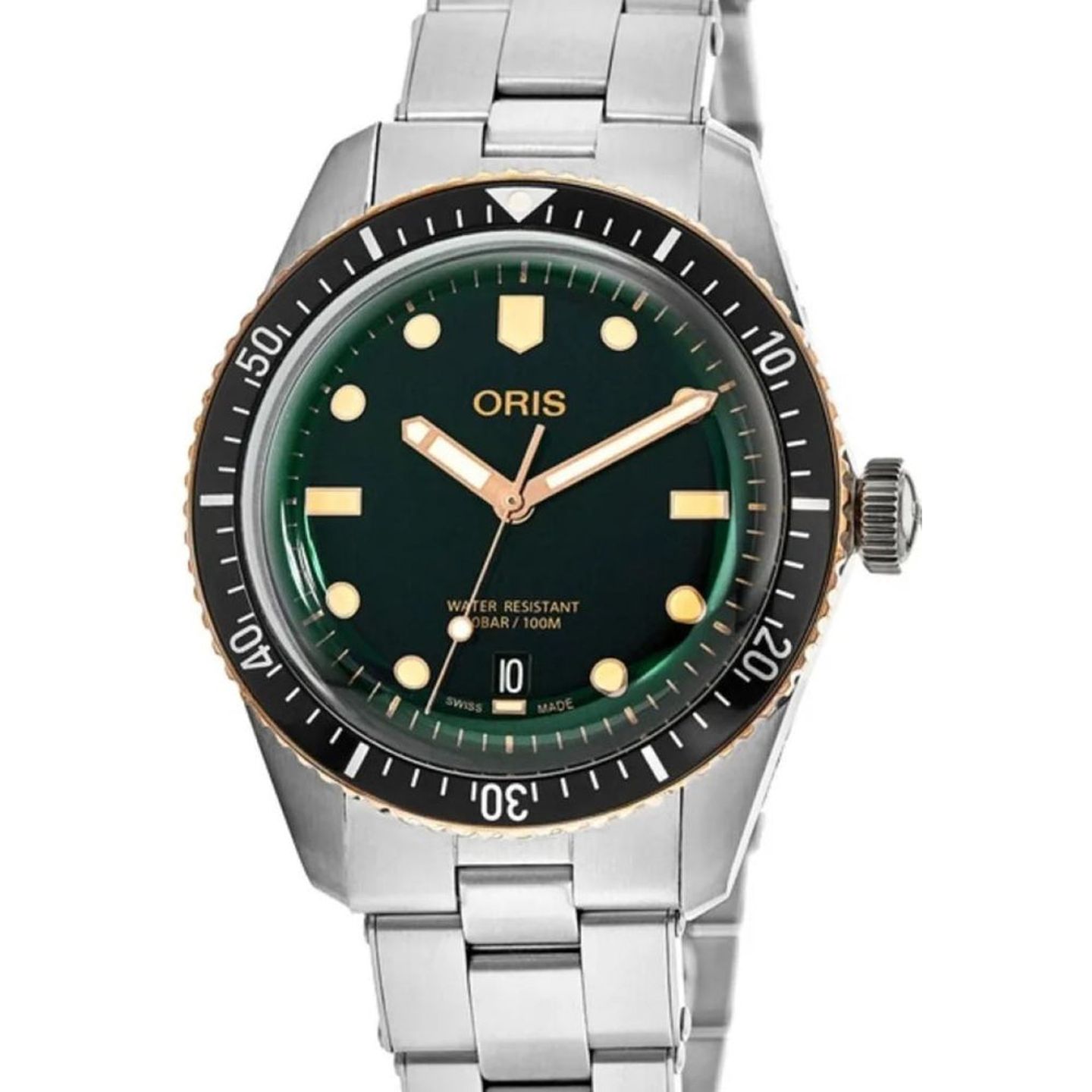 Oris Divers Sixty Five 01 733 7707 4357-07 8 20 18 (2025) - Groen wijzerplaat 40mm Staal (1/1)