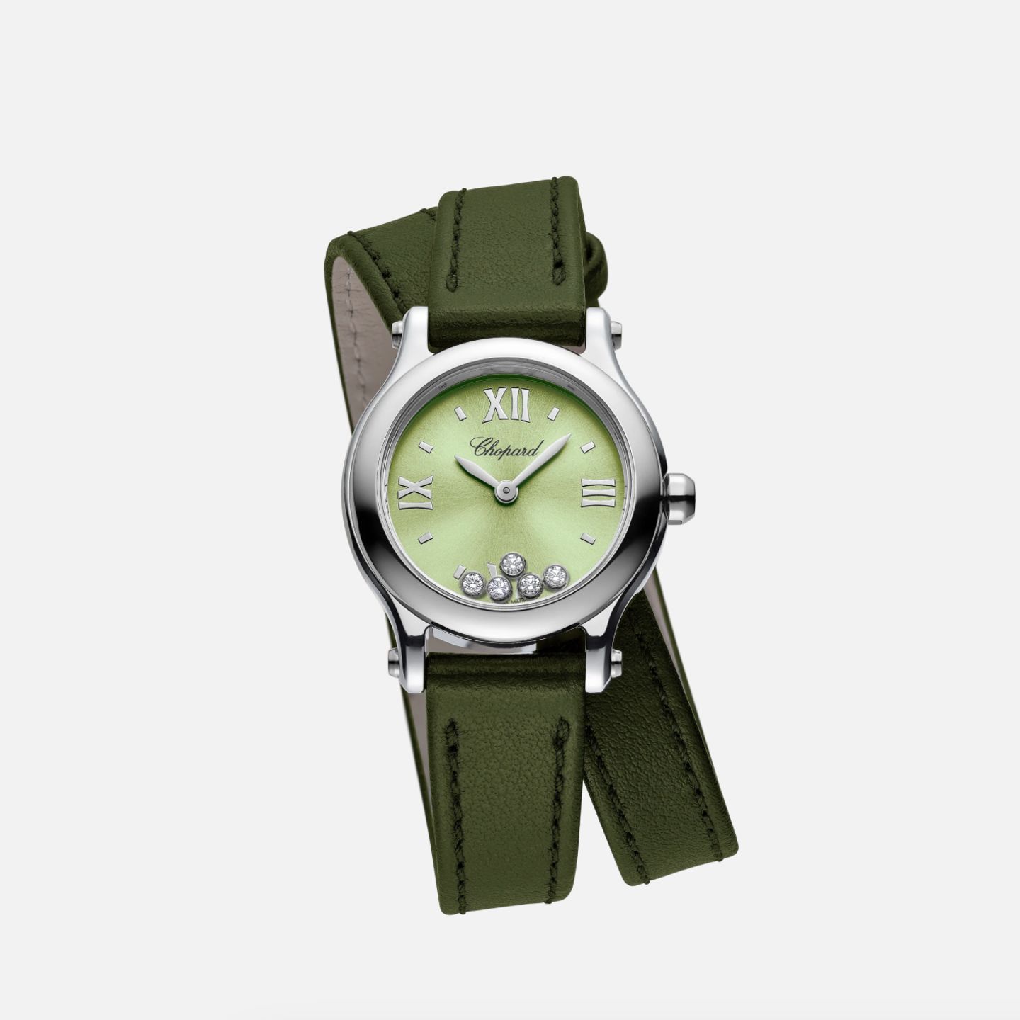 Chopard Happy Sport 278620-3005 (2025) - Green dial 25 mm Steel case (1/1)