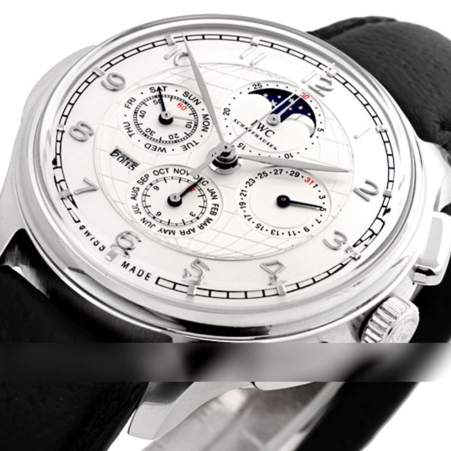 IWC Portuguese Grande Complication IW377401 (2024) - Zilver wijzerplaat 45mm Platina (2/4)