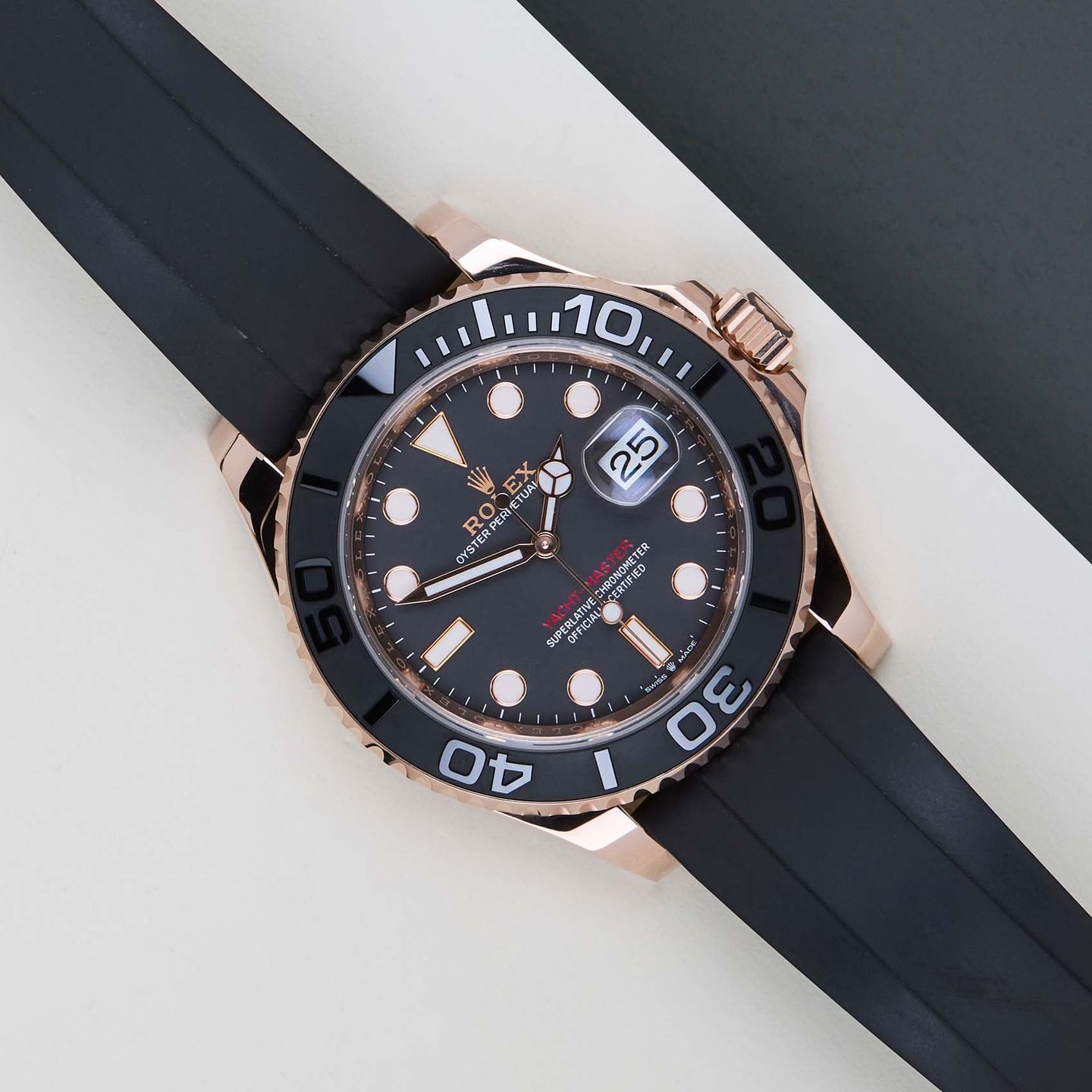 Rolex Yacht-Master 40 126655 (2020) - 40 mm Rose Gold case (1/8)