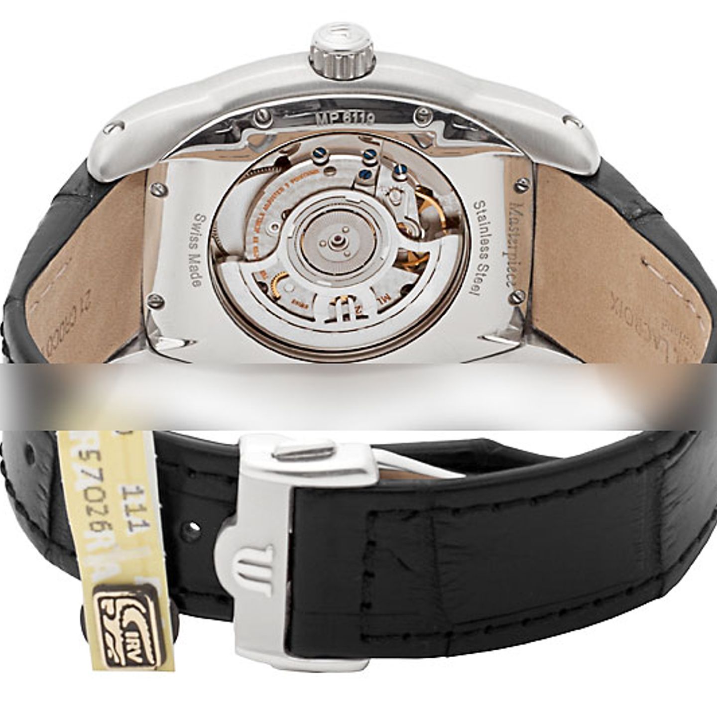 Maurice Lacroix Masterpiece MP6119SS00111E (2008) - Zilver wijzerplaat 39mm Staal (3/4)