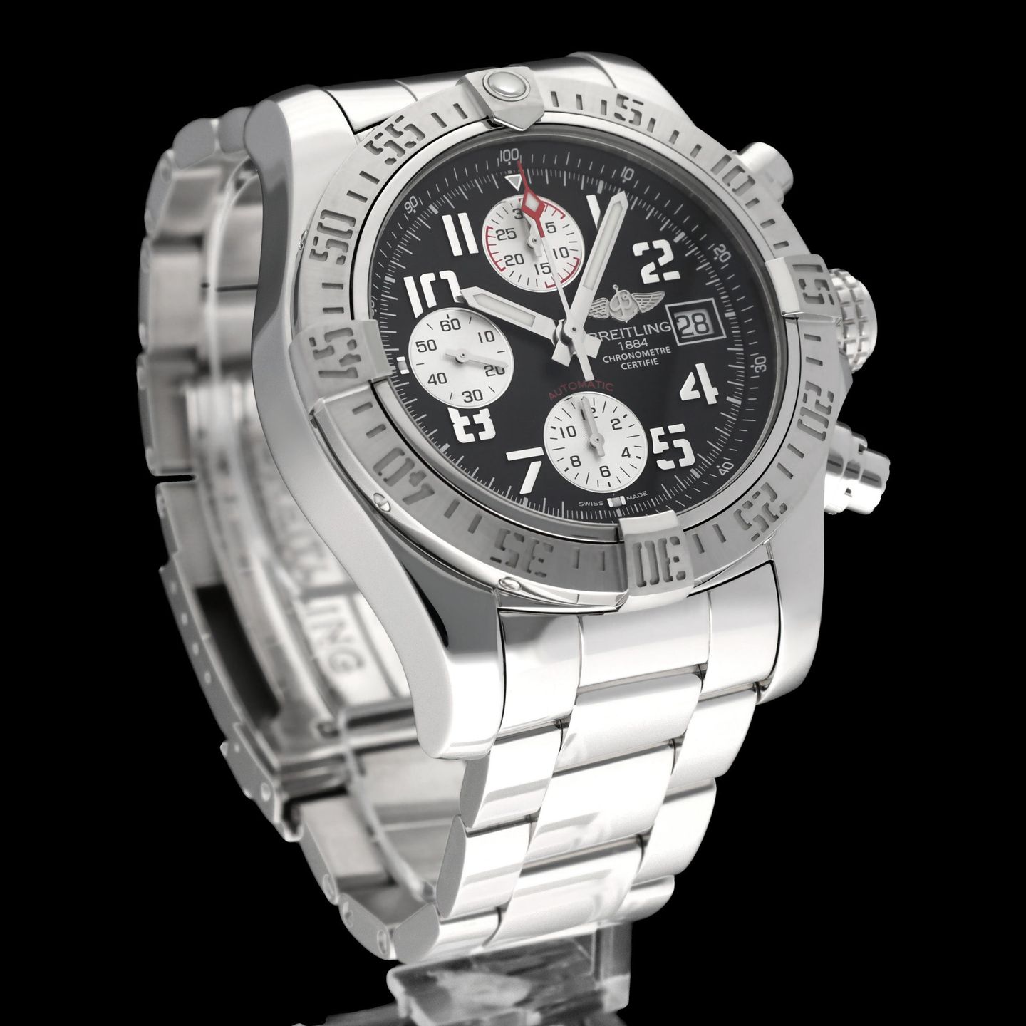Breitling Avenger II A13381 (2014) - 43 mm Steel case (4/8)
