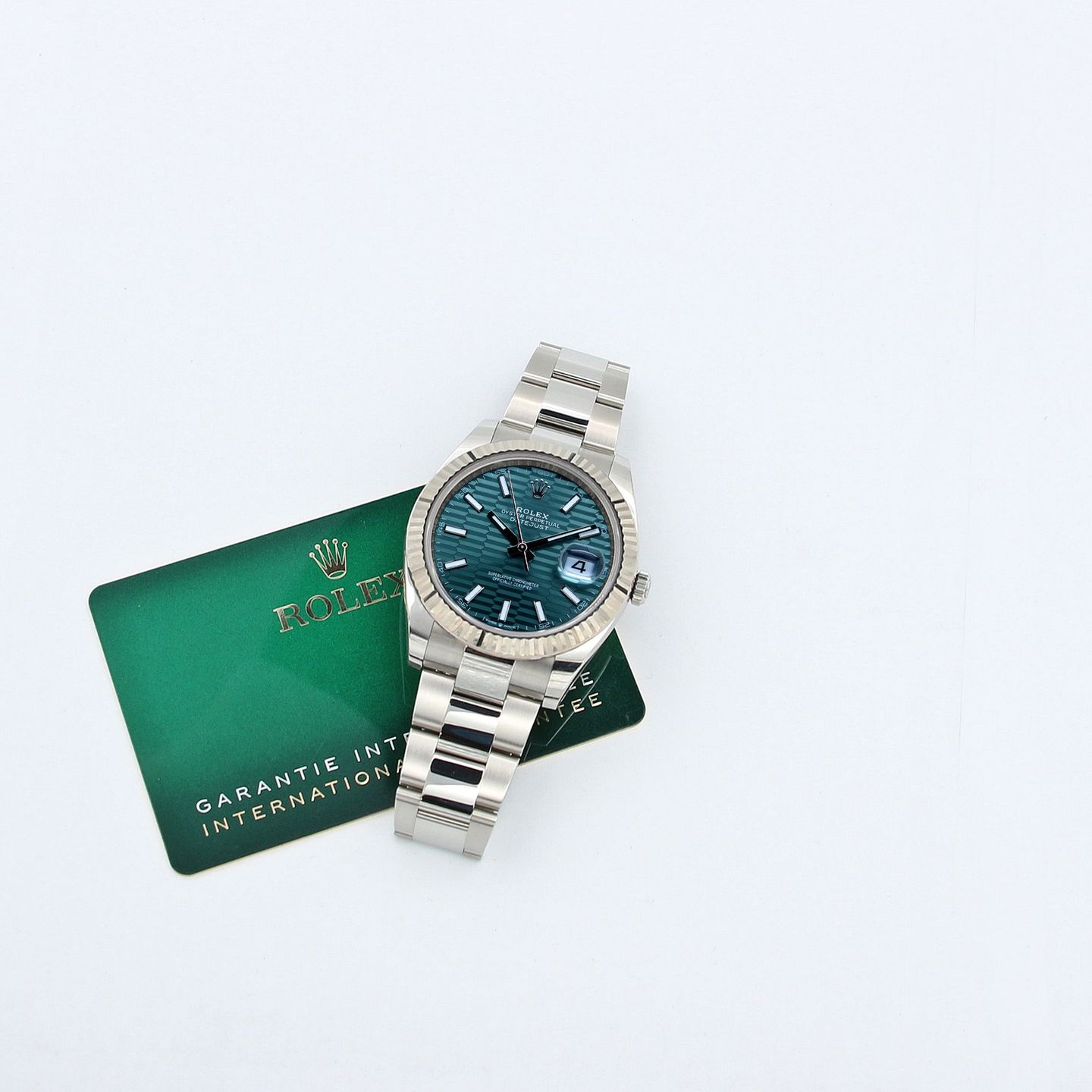 Rolex Datejust 41 126334 (2022) - Groen wijzerplaat 41mm Staal (4/6)