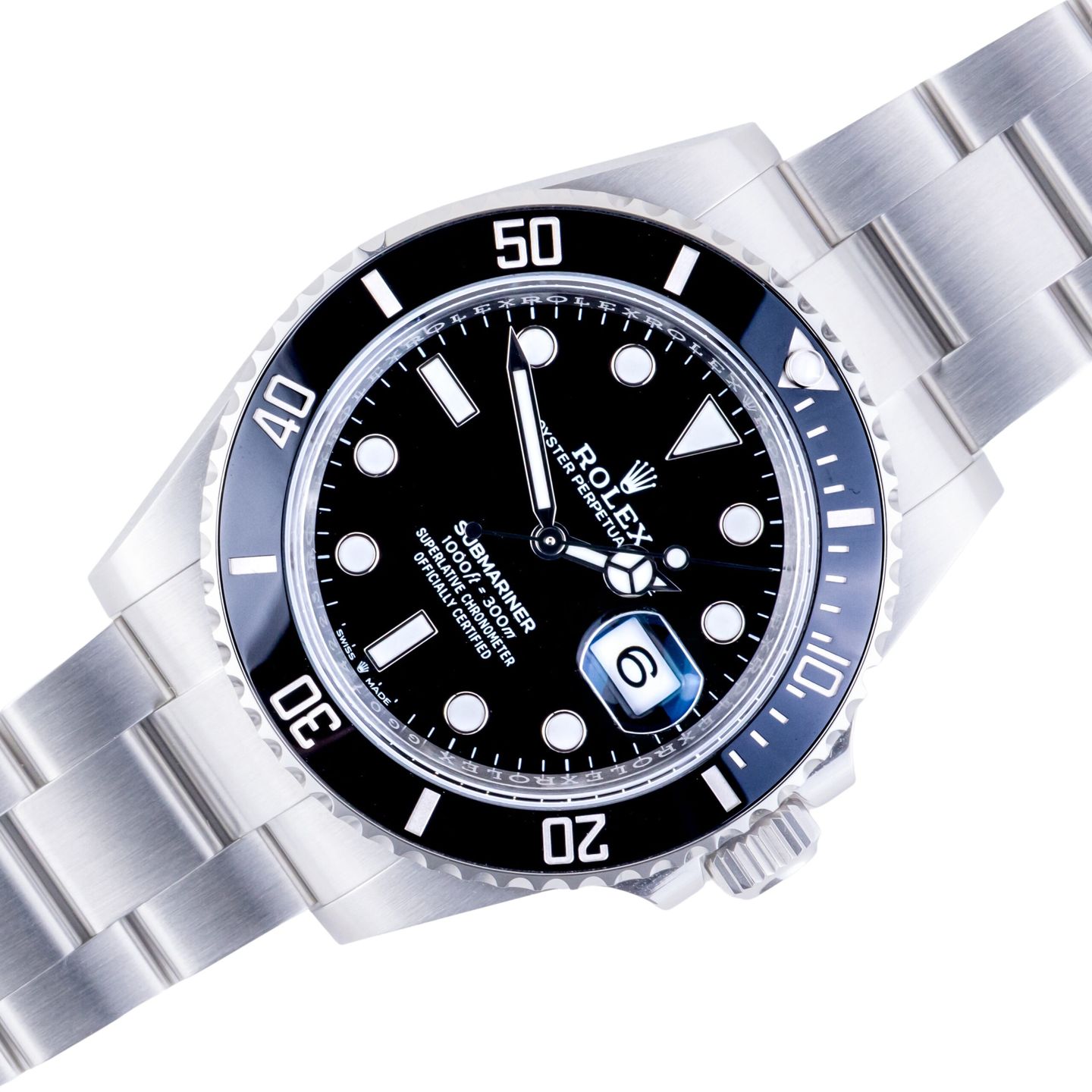 Rolex Submariner Date 126610LN (2025) - Zwart wijzerplaat 41mm Staal (1/8)