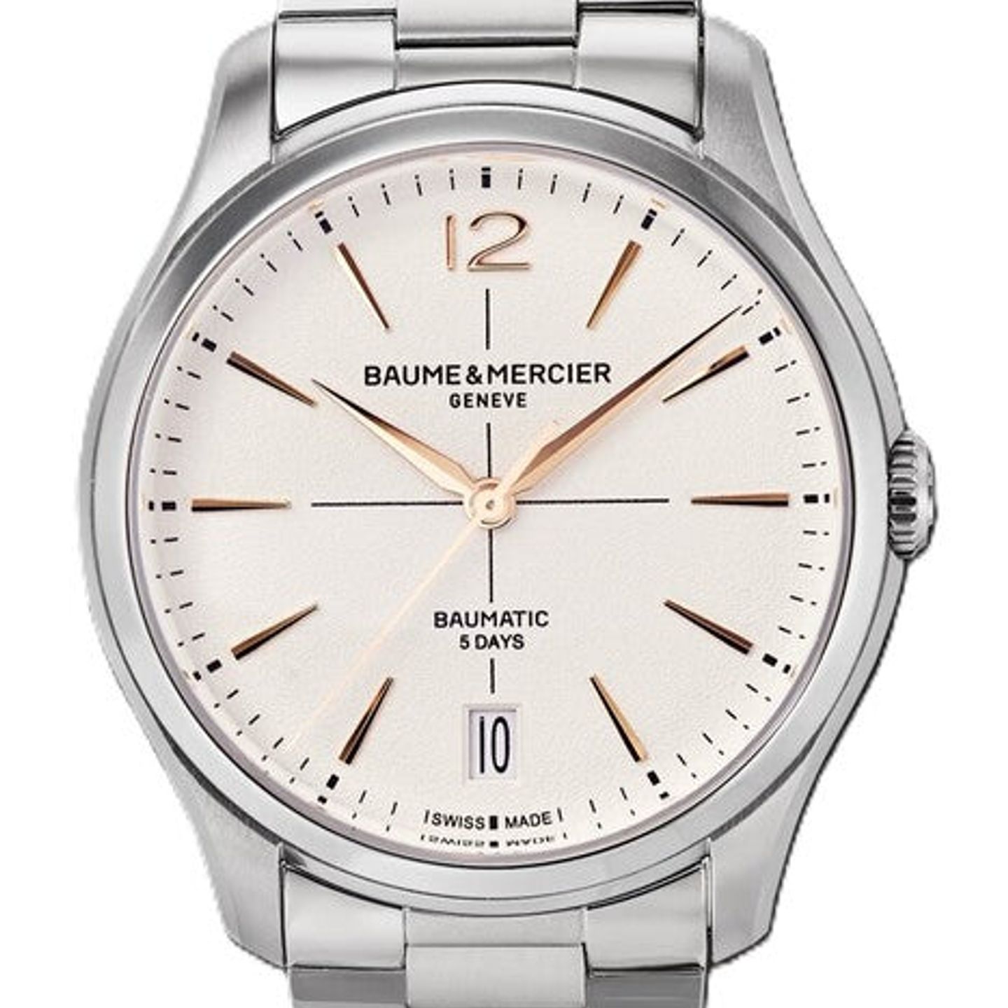 Baume & Mercier Clifton M0A10793 (2026) - Zilver wijzerplaat 39mm Staal (1/1)