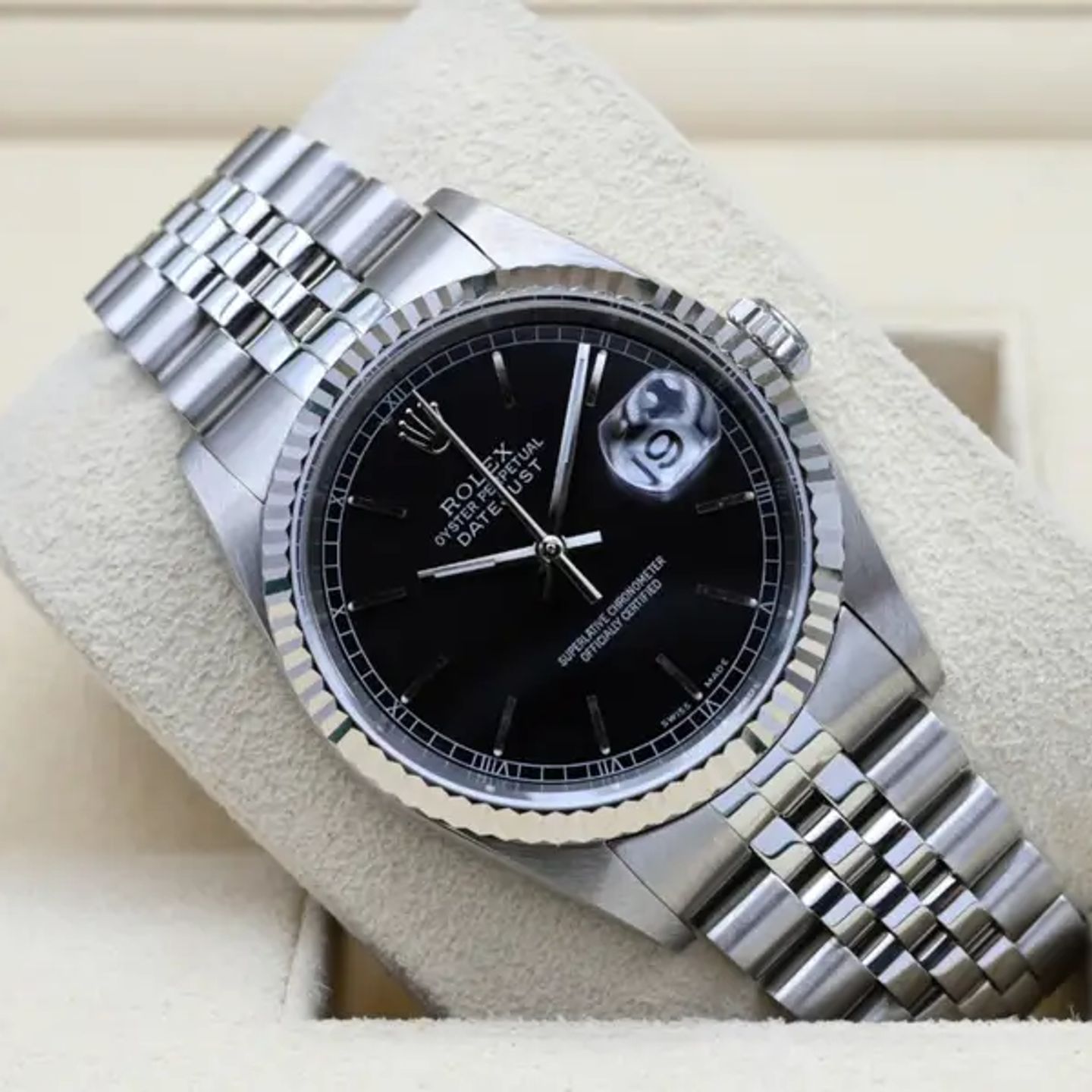 Rolex Datejust 36 16234 (1997) - 36mm Staal (1/7)