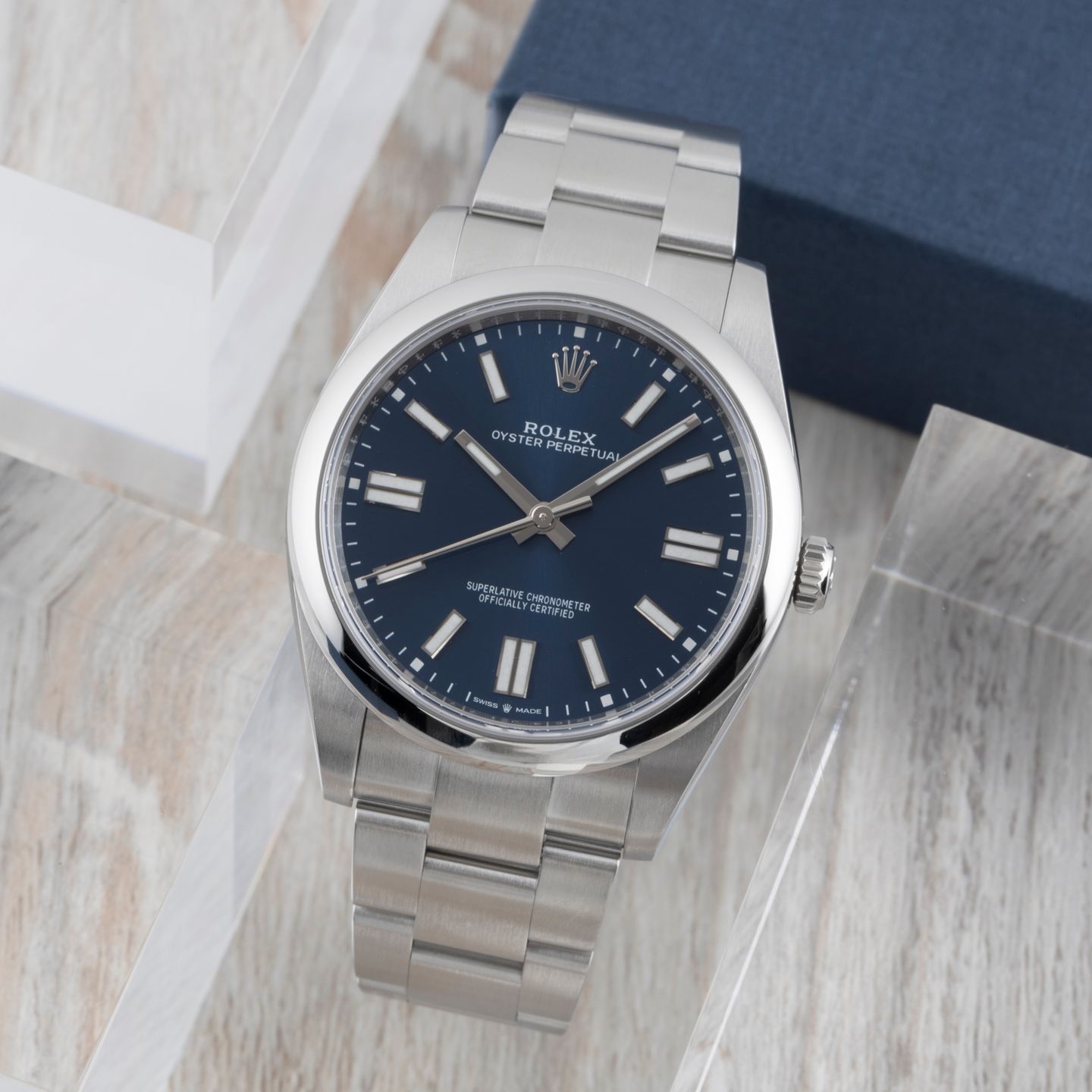 Rolex Oyster Perpetual 41 124300 (Unknown (random serial)) - 41 mm Steel case (1/8)