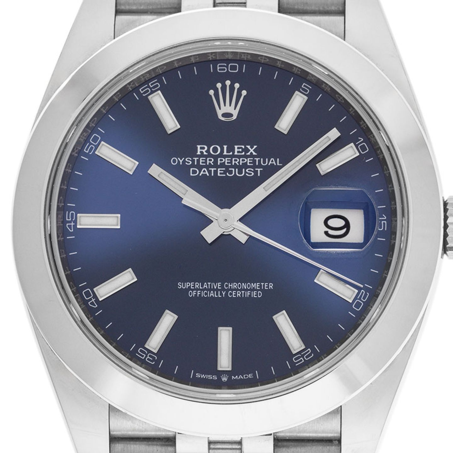Rolex Datejust 41 126300 (2024) - Blauw wijzerplaat 41mm Staal (1/7)