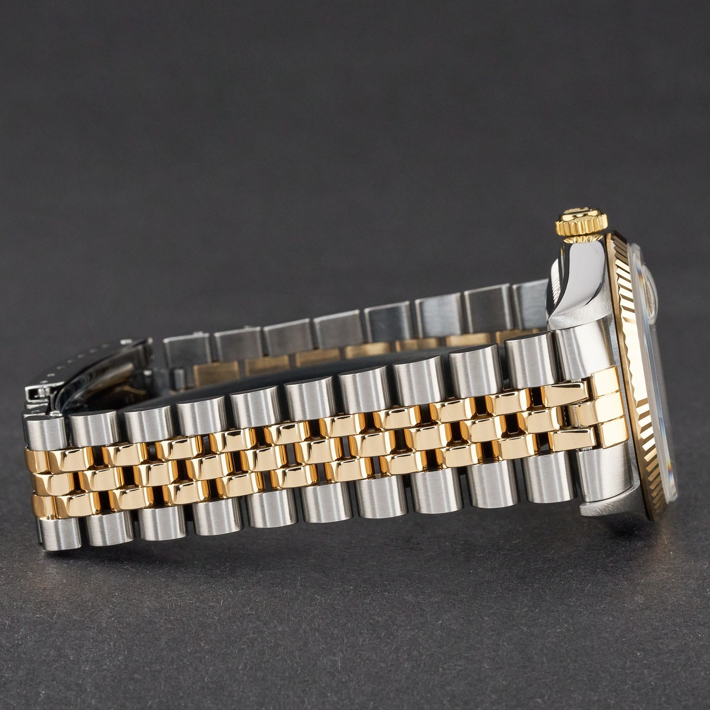 Rolex Datejust 36 16233 (1995) - Champagne dial 36 mm Gold/Steel case (6/8)