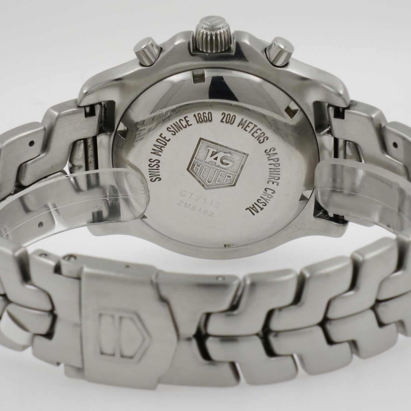 TAG Heuer Link CT2113 (2002) - Zilver wijzerplaat 42mm Staal (3/4)