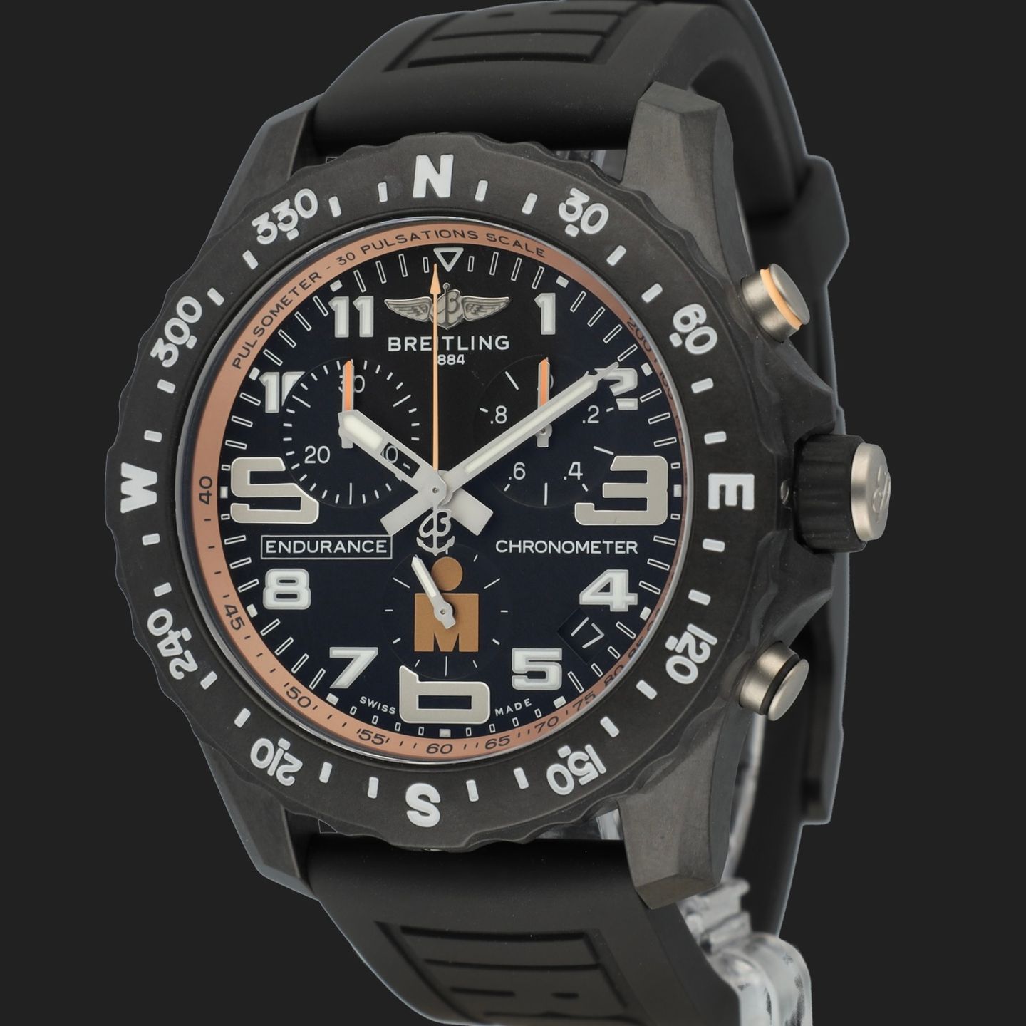 Breitling Endurance Pro X823101B1B1S1 (2024) - Black dial 44 mm Plastic case (1/8)