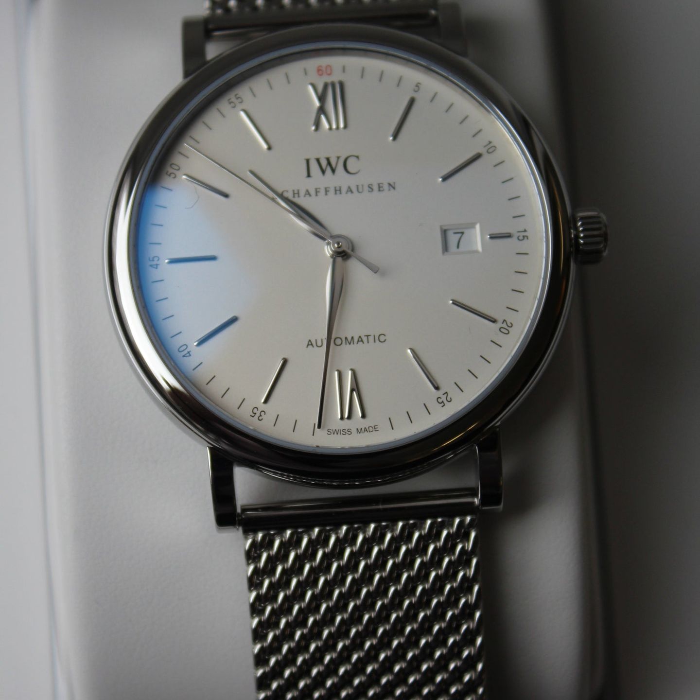 IWC Portofino Automatic IW356505 (2024) - White dial 40 mm Steel case (1/3)