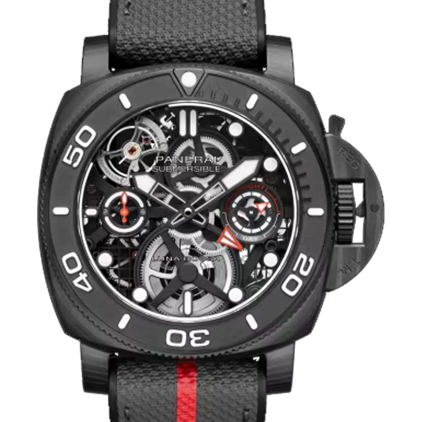 Panerai Submersible PAM01405 (2026) - Transparent dial 45 mm Carbon case (1/1)