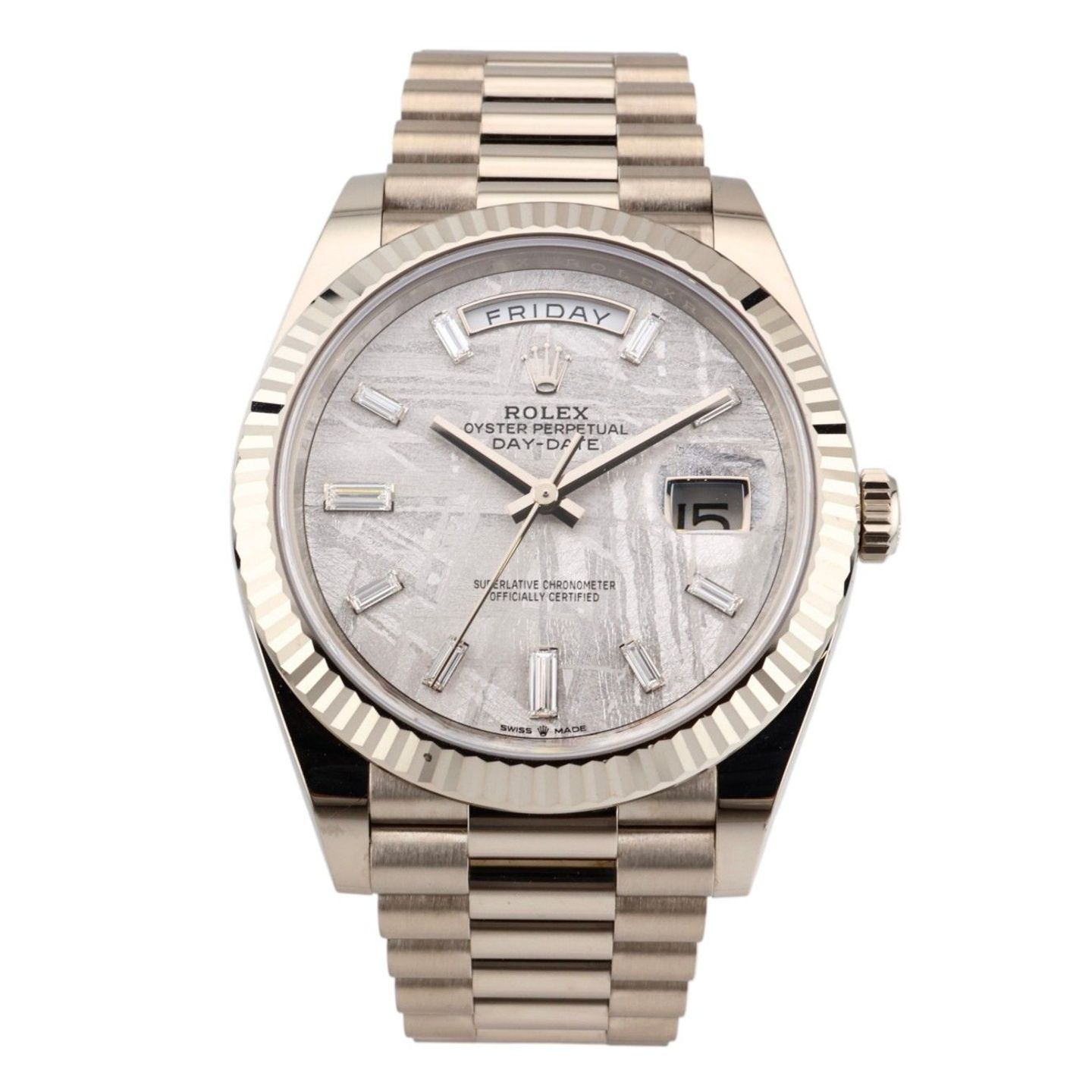 Rolex Day-Date 40 228239 (2021) - 40mm Witgoud (2/18)