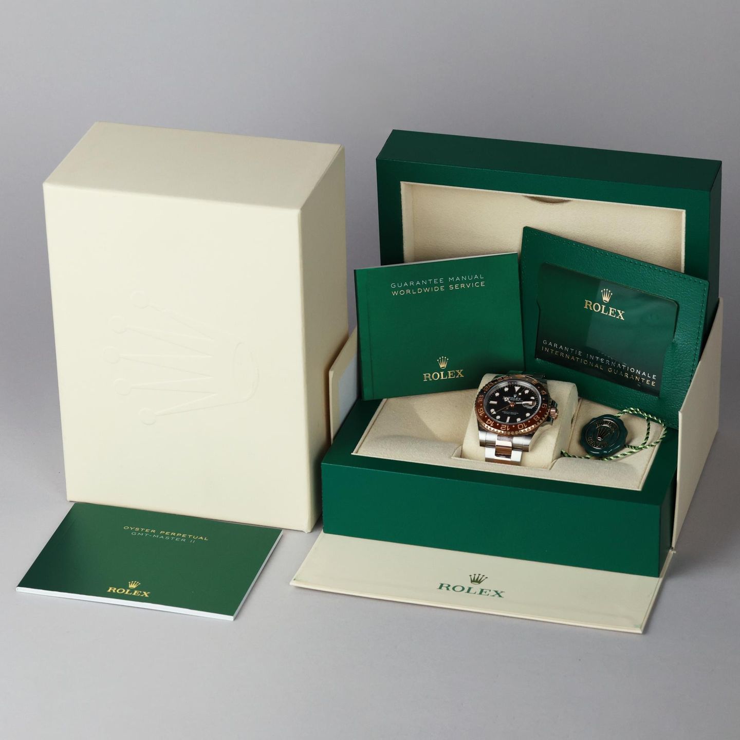 Rolex GMT-Master II 126711CHNR (2021) - Zwart wijzerplaat 40mm Goud/Staal (8/8)