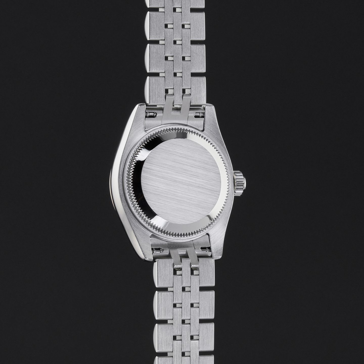 Rolex Lady-Datejust 179174 (2005) - Black dial 26 mm Steel case (7/8)