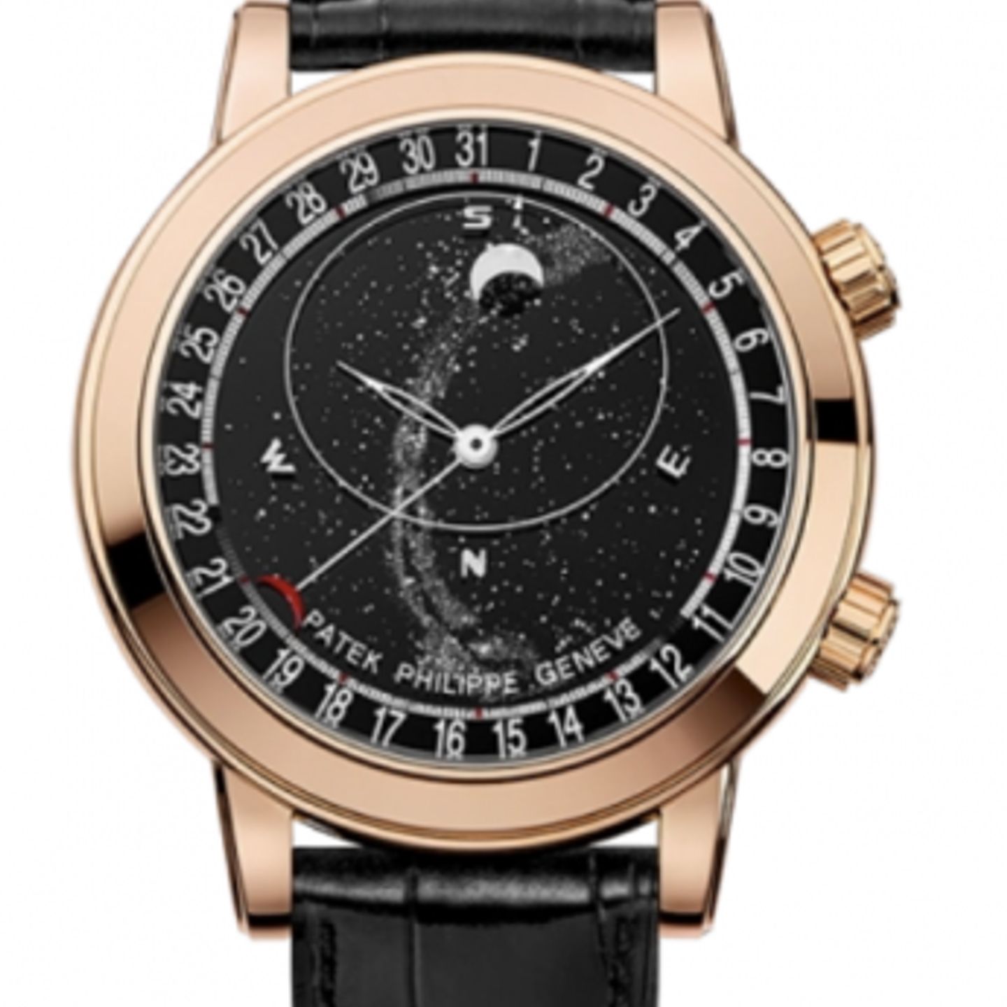 Patek Philippe Celestial 6102R-001 (2022) - Black dial 44 mm Rose Gold case (1/1)