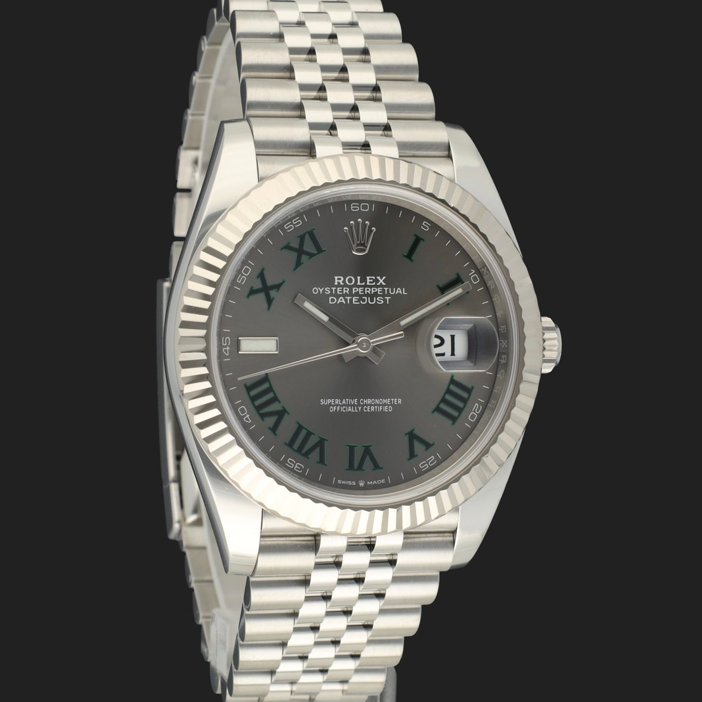 Rolex Datejust 41 126334 (2021) - Grey dial 41 mm Steel case (4/8)