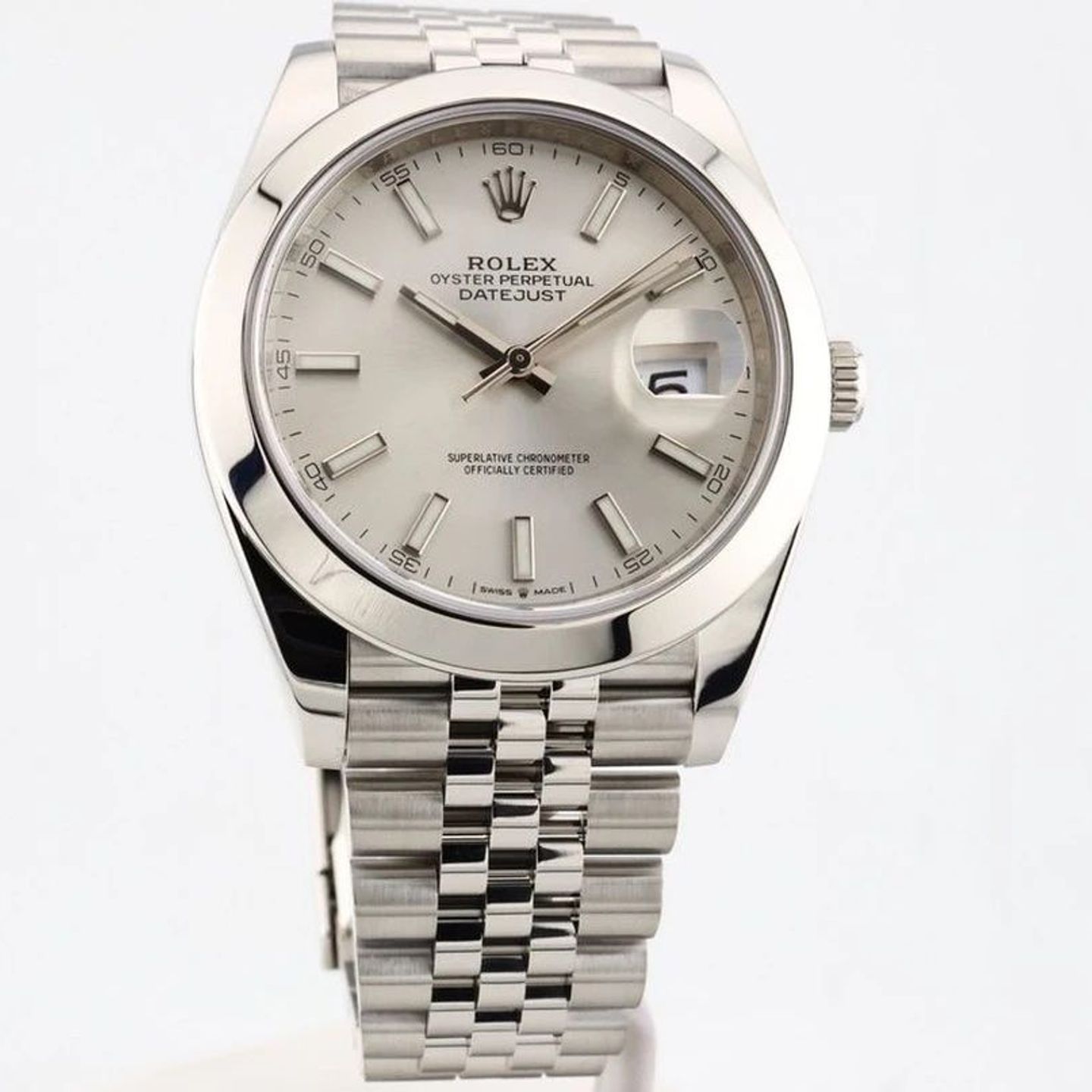 Rolex Datejust 41 126300 (2023) - White dial 41 mm Steel case (1/1)