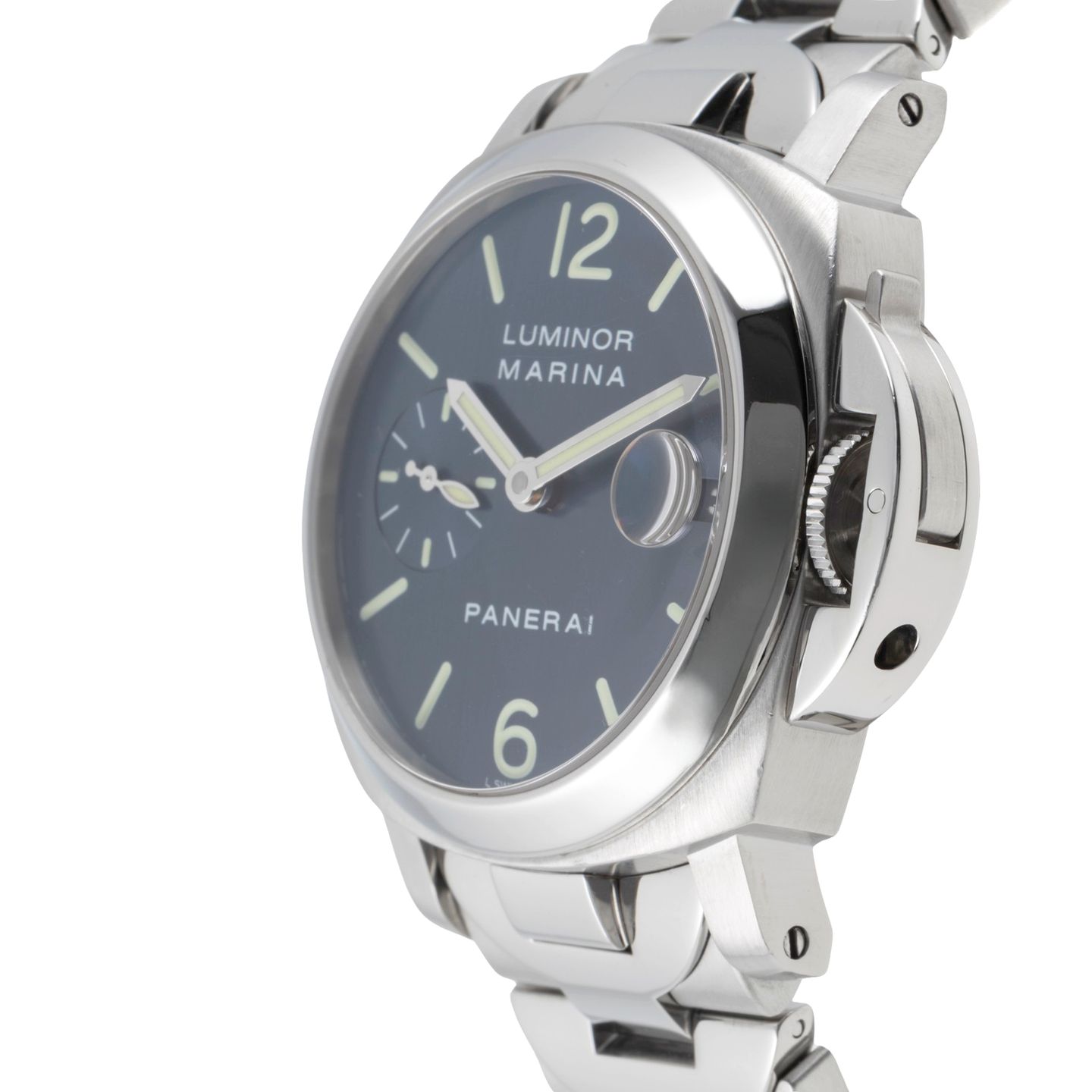 Panerai Luminor Marina Automatic PAM00120 (2005) - Blue dial 40 mm Steel case (6/8)