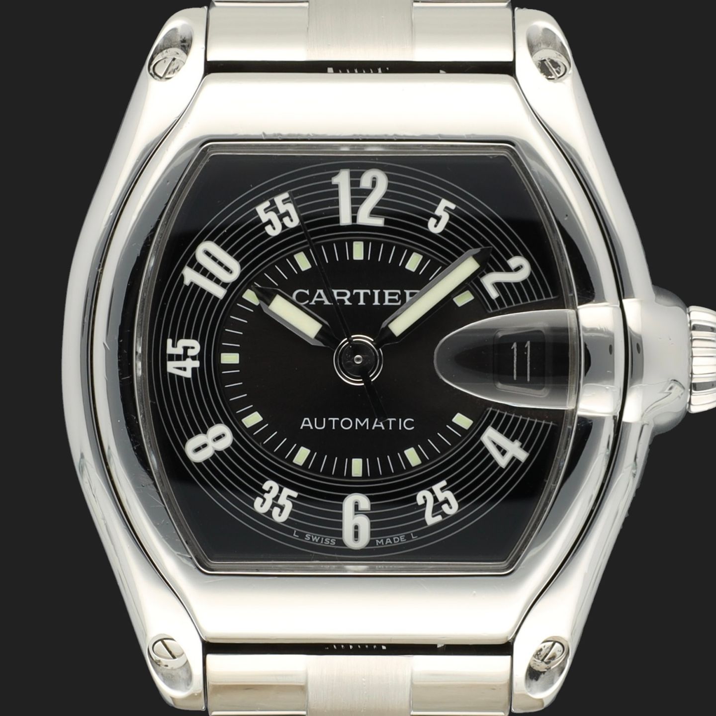 Cartier Roadster 2510 (Onbekend (willekeurig serienummer)) - 37mm Staal (2/7)