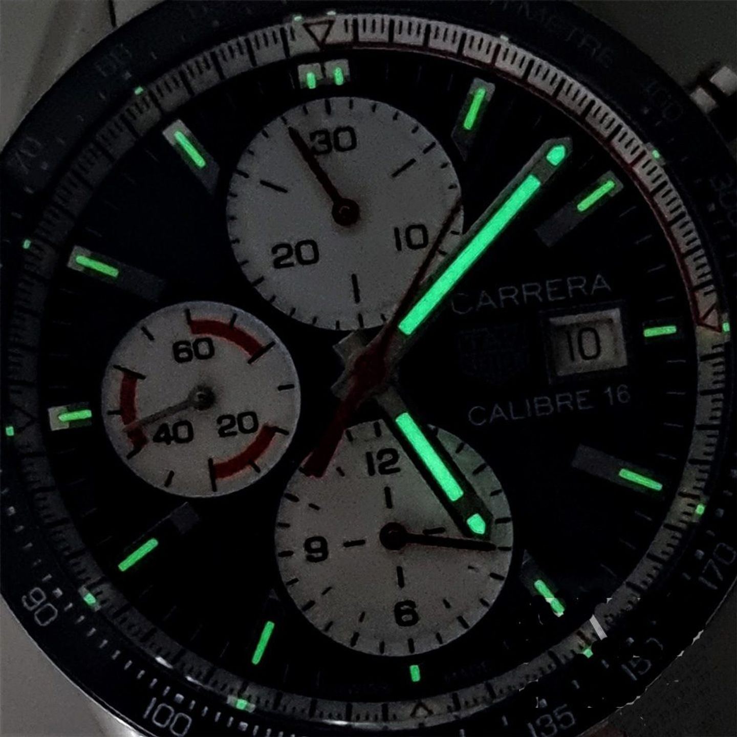 TAG Heuer Carrera Calibre 16 CV201AR.BA0715 (2025) - Blue dial 41 mm Steel case (4/8)