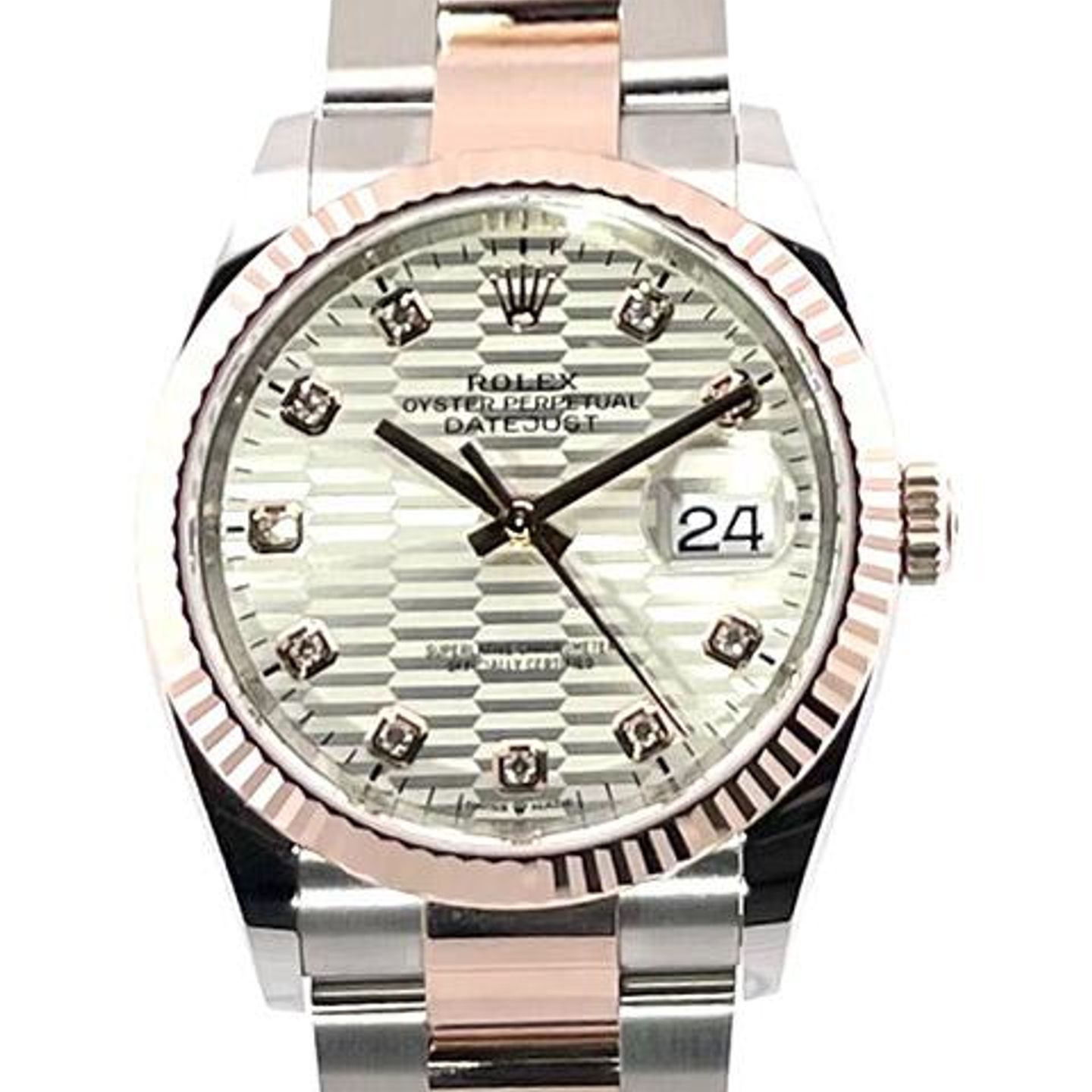 Rolex Datejust 36 126231 (2023) - Silver dial 36 mm Gold/Steel case (1/8)