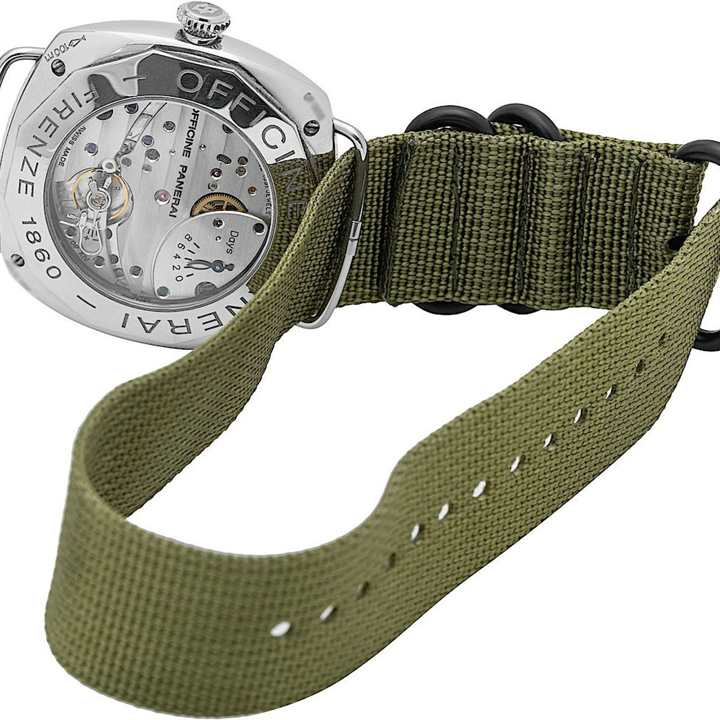 Panerai Radiomir 8 Days PAM00190 (2008) - Zwart wijzerplaat 45mm Staal (4/6)