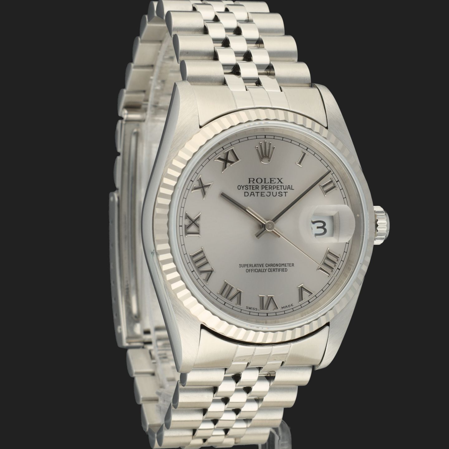 Rolex Datejust 36 16234 (2000) - Zilver wijzerplaat 36mm Staal (4/8)