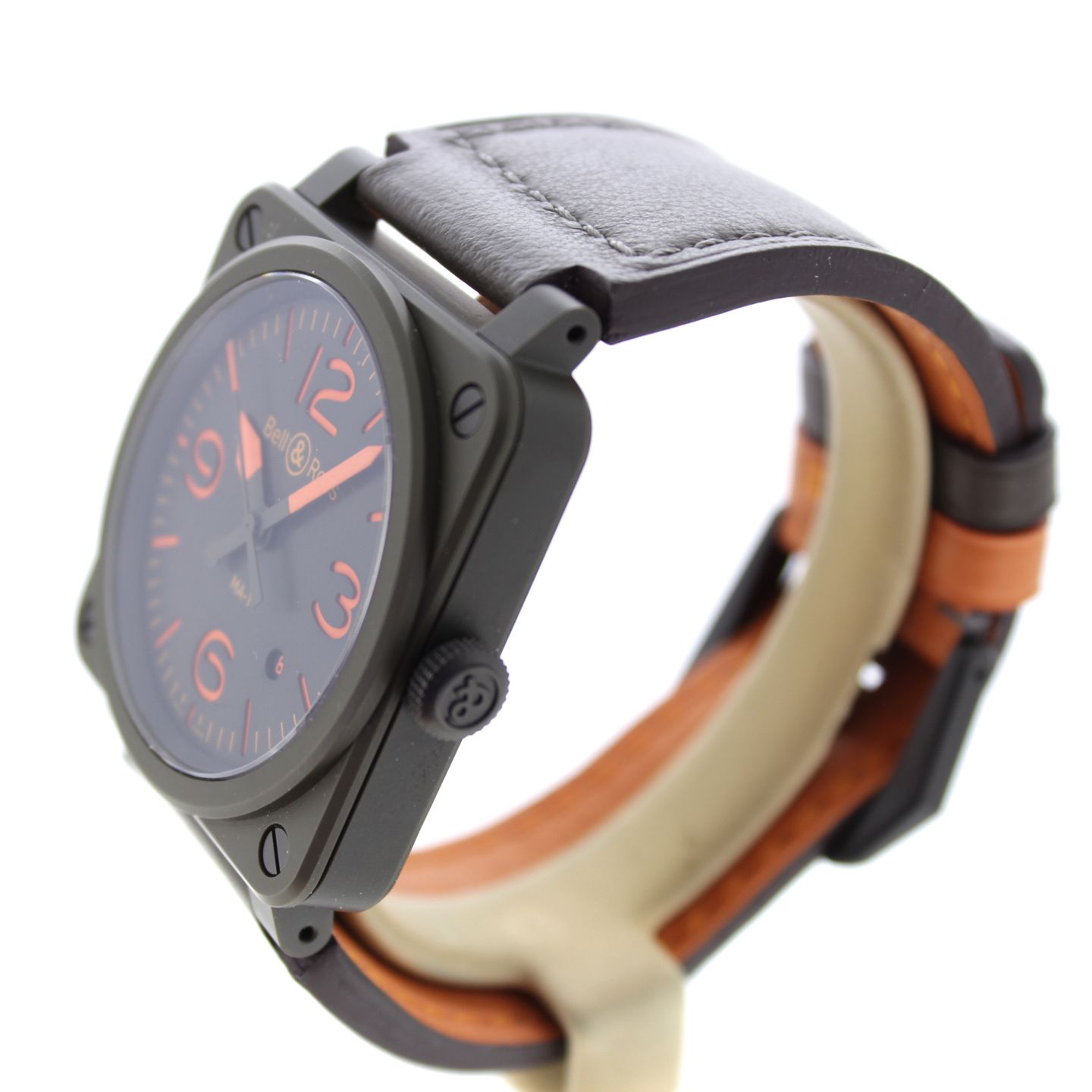 Bell & Ross BR 03 BR0392-CKA-00598 (2022) - Brown dial 42 mm Ceramic case (5/6)