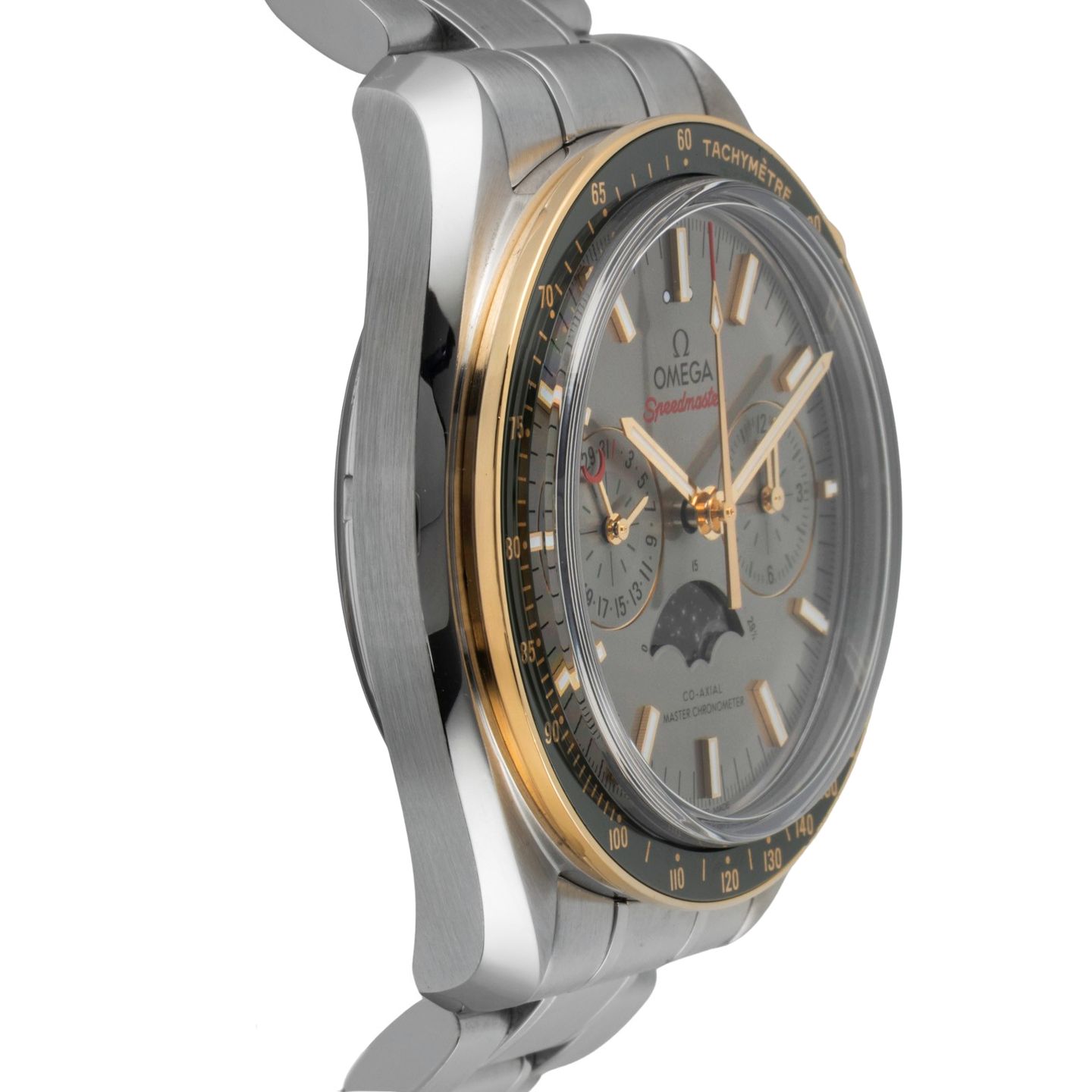 Omega Speedmaster Moonphase 304.23.44.52.06.001 (Unknown (random serial)) - Grey dial 44 mm Steel case (7/8)