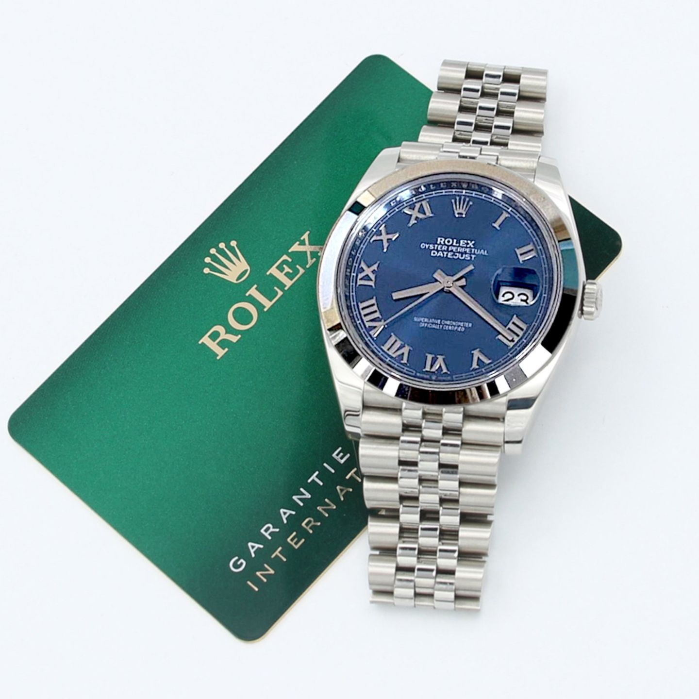 Rolex Datejust 41 126300 (Onbekend (willekeurig serienummer)) - Blauw wijzerplaat 41mm Staal (2/5)