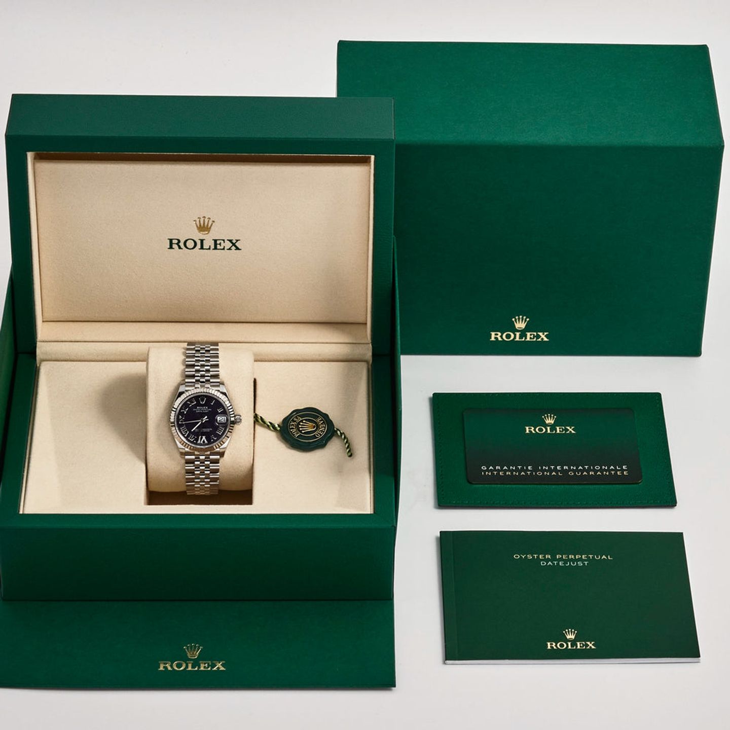Rolex Datejust 31 278274 (2025) - Purple dial 31 mm Steel case (5/5)