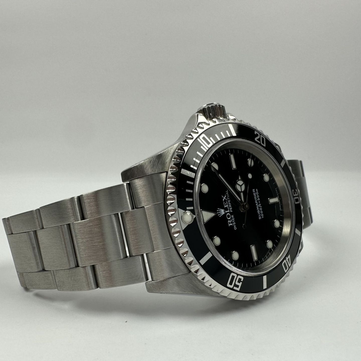 Rolex Submariner No Date 14060M (2007) - Black dial 40 mm Steel case (7/8)