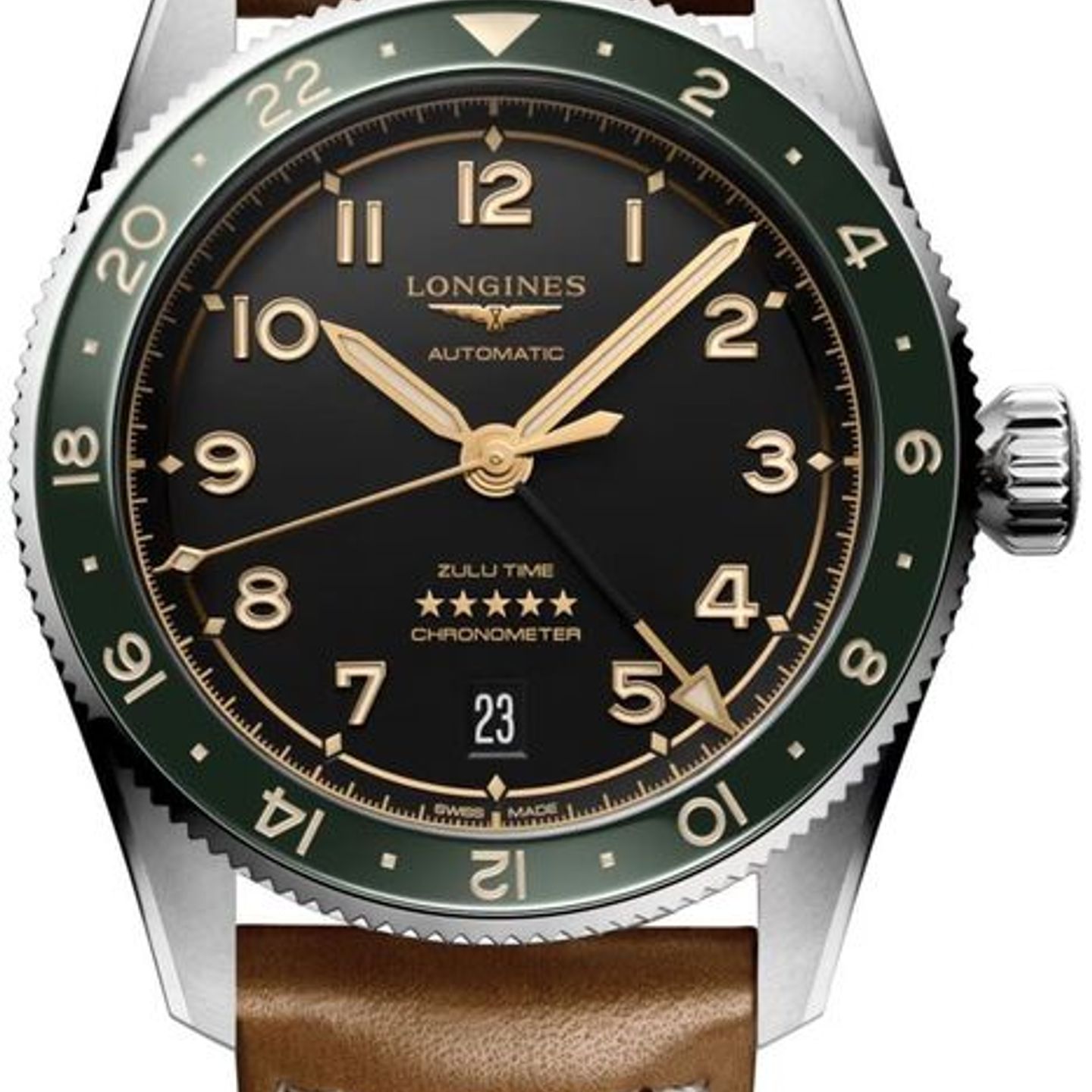 Longines Spirit L3.802.4.63.2 (2026) - Black dial 39 mm Steel case (1/1)