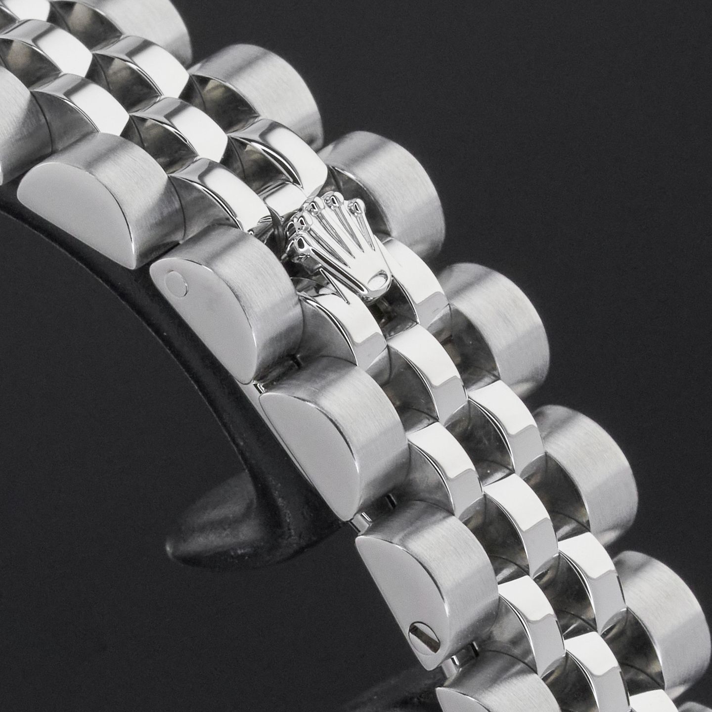 Rolex Lady-Datejust 179174 (2014) - Black dial 26 mm Steel case (8/8)