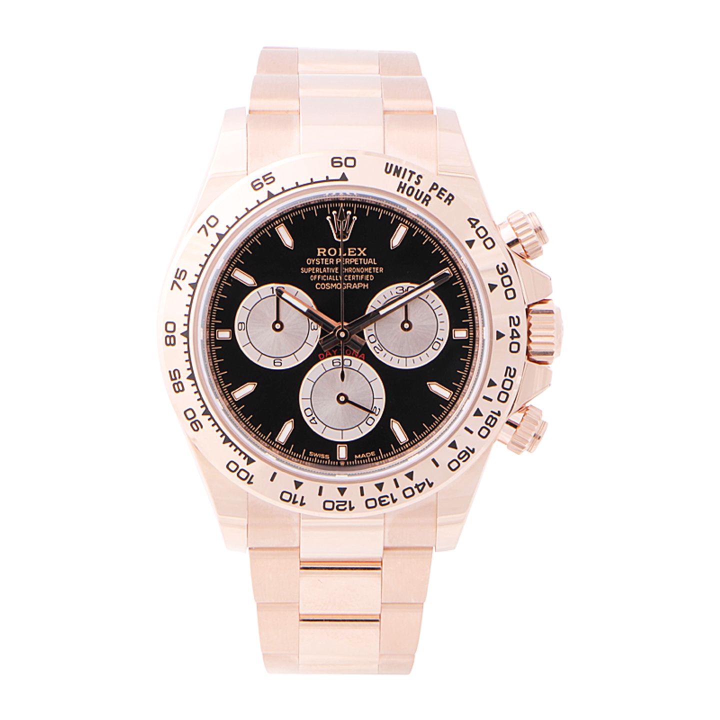 Rolex Daytona 126505 (2023) - Zwart wijzerplaat 40mm Roségoud (1/4)