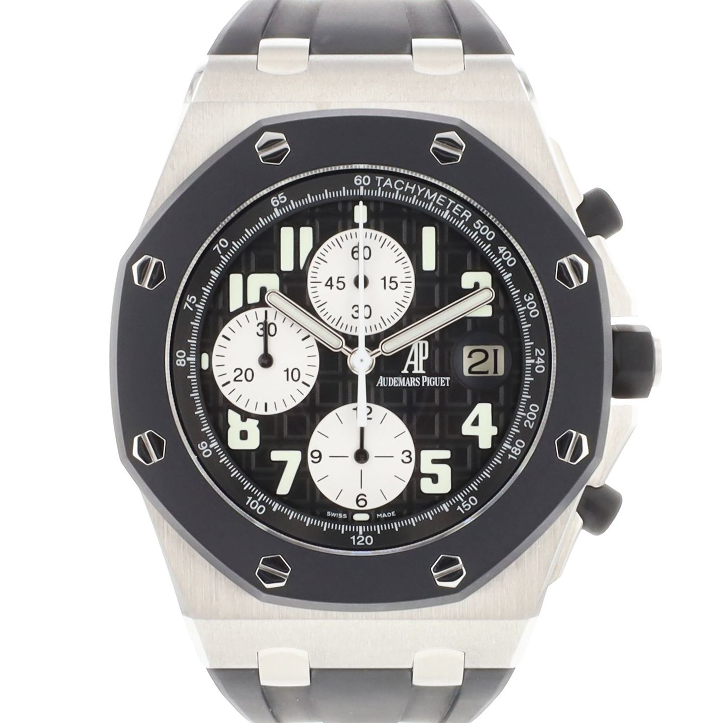 Audemars Piguet Royal Oak Offshore Chronograph 25940SK.OO.D002CA.01.A (2007) - Black dial 42 mm Steel case (1/6)