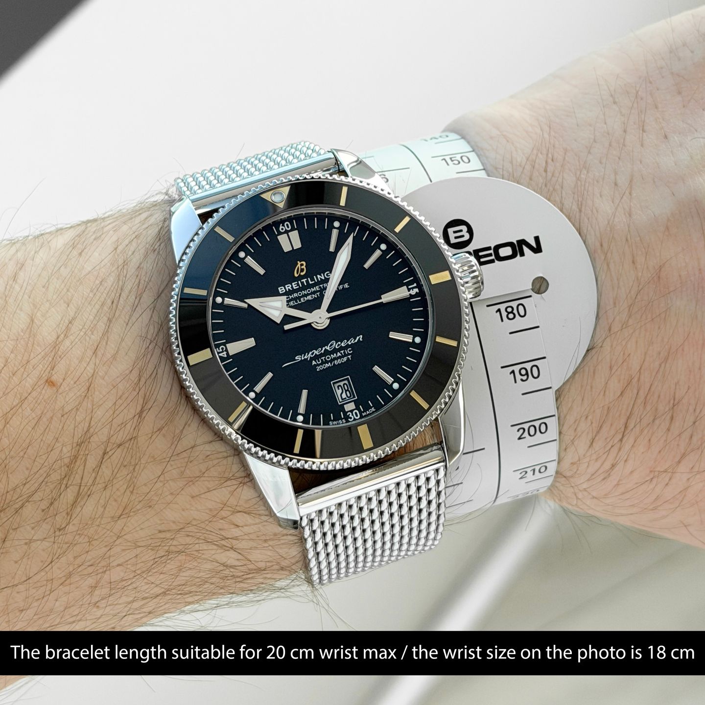 Breitling Superocean Heritage II 46 AB2020 (Unknown (random serial)) - Black dial 46 mm Steel case (2/8)