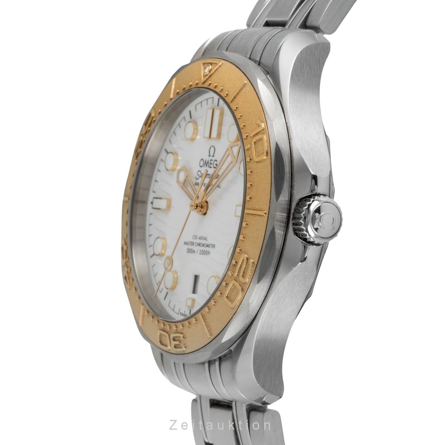 Omega Seamaster Diver 300 M 522.21.42.20.04.001 (Unknown (random serial)) - White dial 42 mm Steel case (5/8)