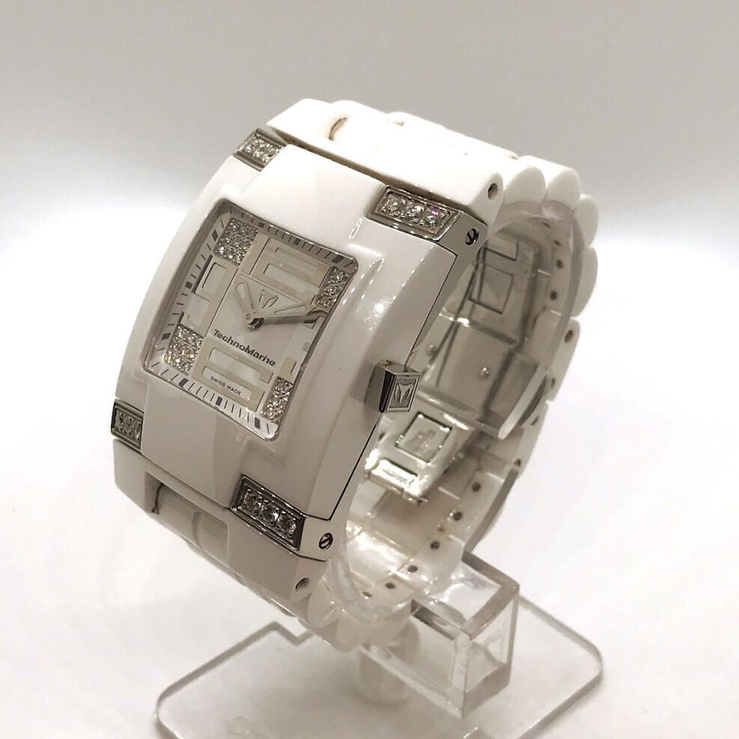 Technomarine Unknown DSQC05C (2016) - Wit wijzerplaat 34mm Keramiek (8/8)